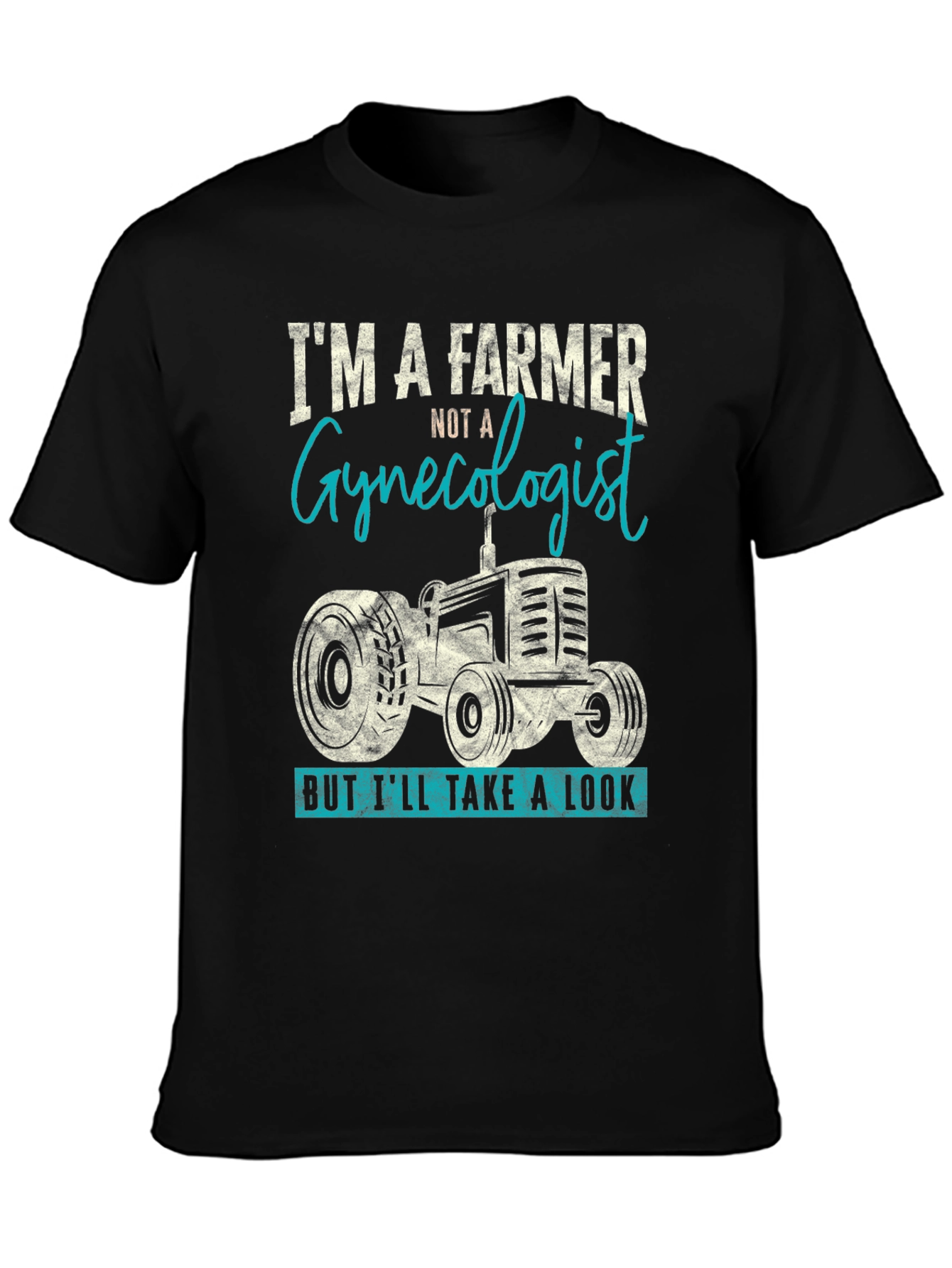 Black Farmer Gynecologist Humor Graphic Tee view 3