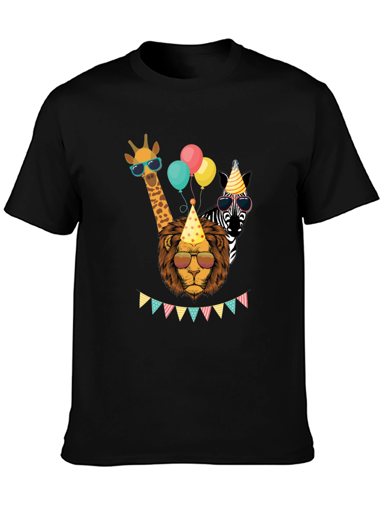 Black Party Animals T-Shirt view 3