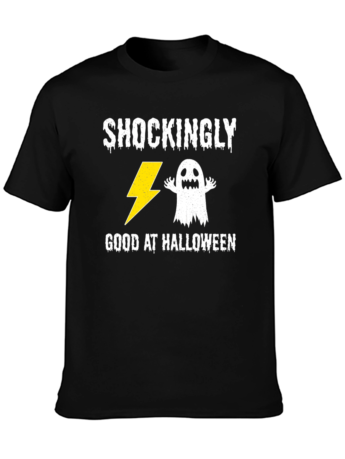 Black Shockingly Good at Halloween Graphic Tee view 3