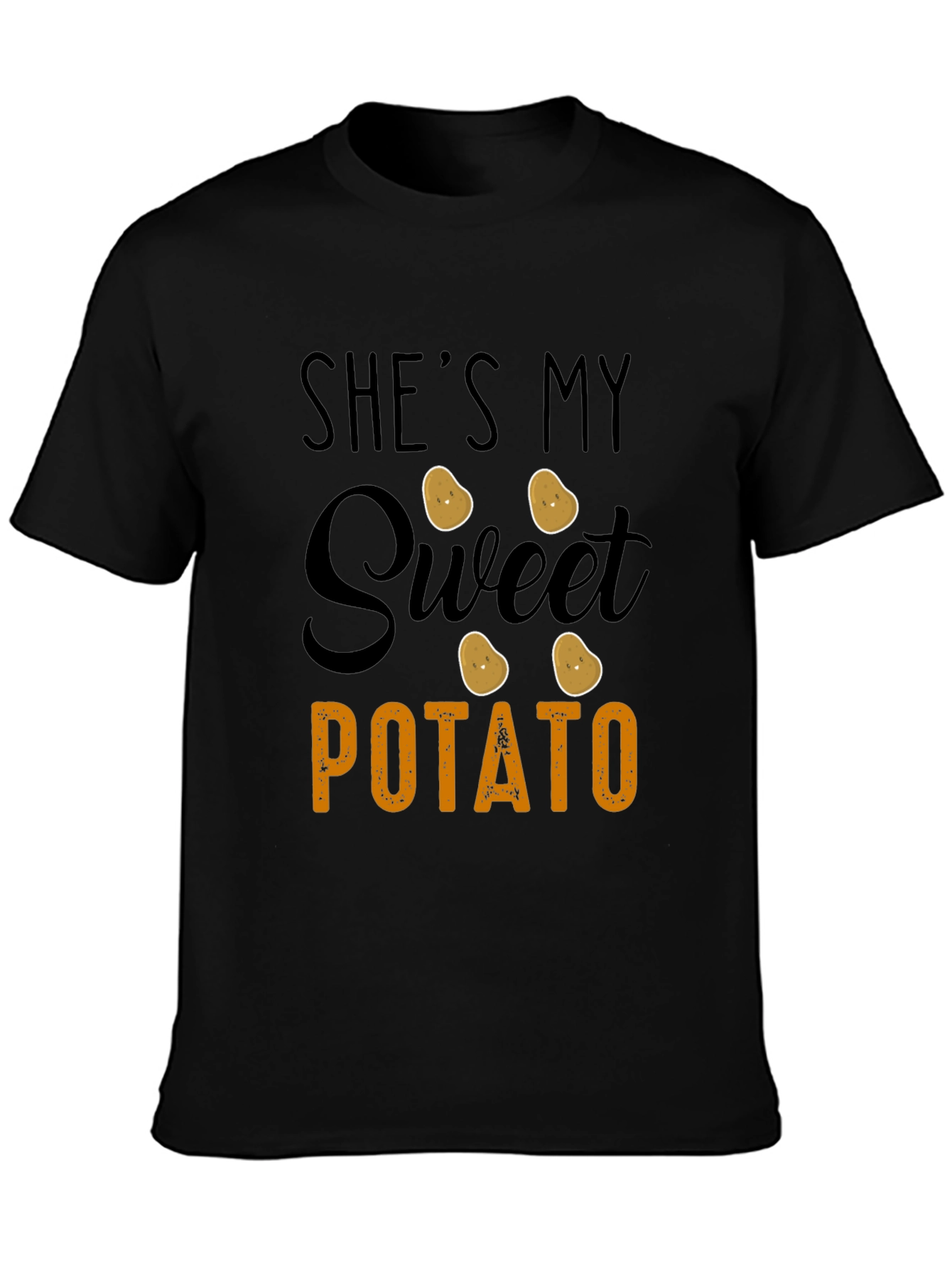 Black She's My Sweet Potato Graphic Tee view 3