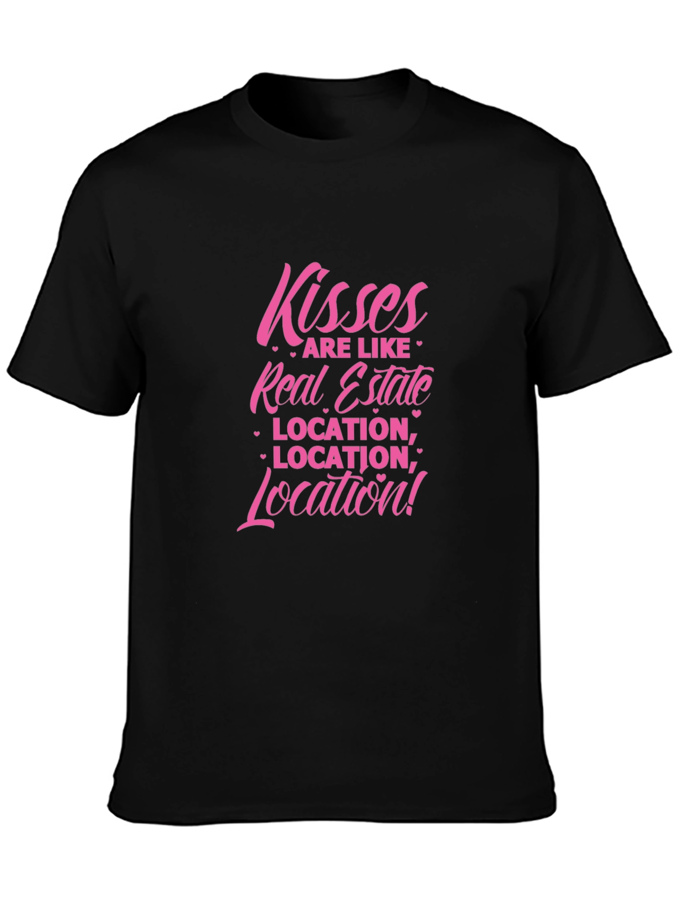 Black Kisses Real Estate Graphic Tee - Location! Location! Location! view 3