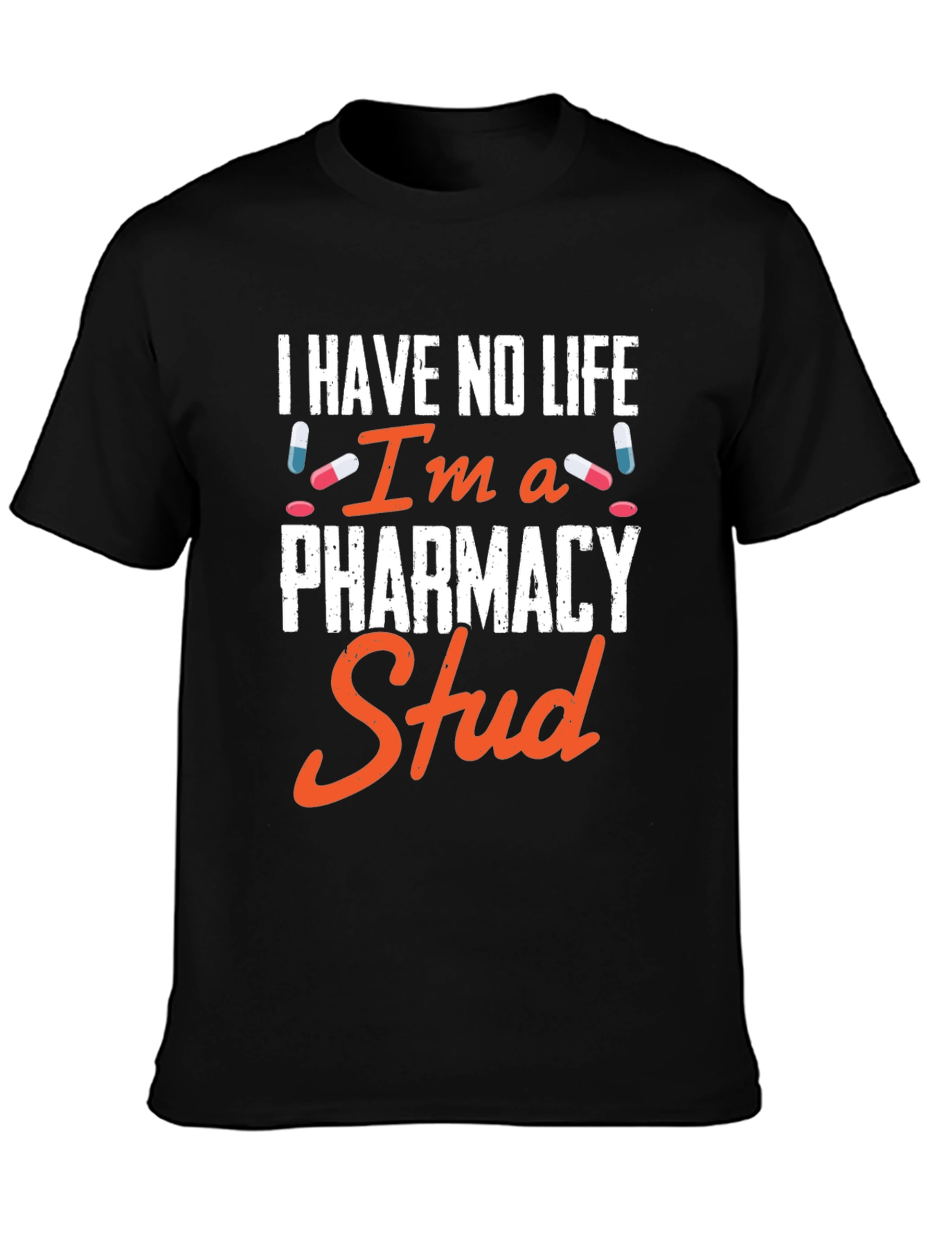 Black Pharmacy Stud Graphic Tee - Novelty Shirt view 3