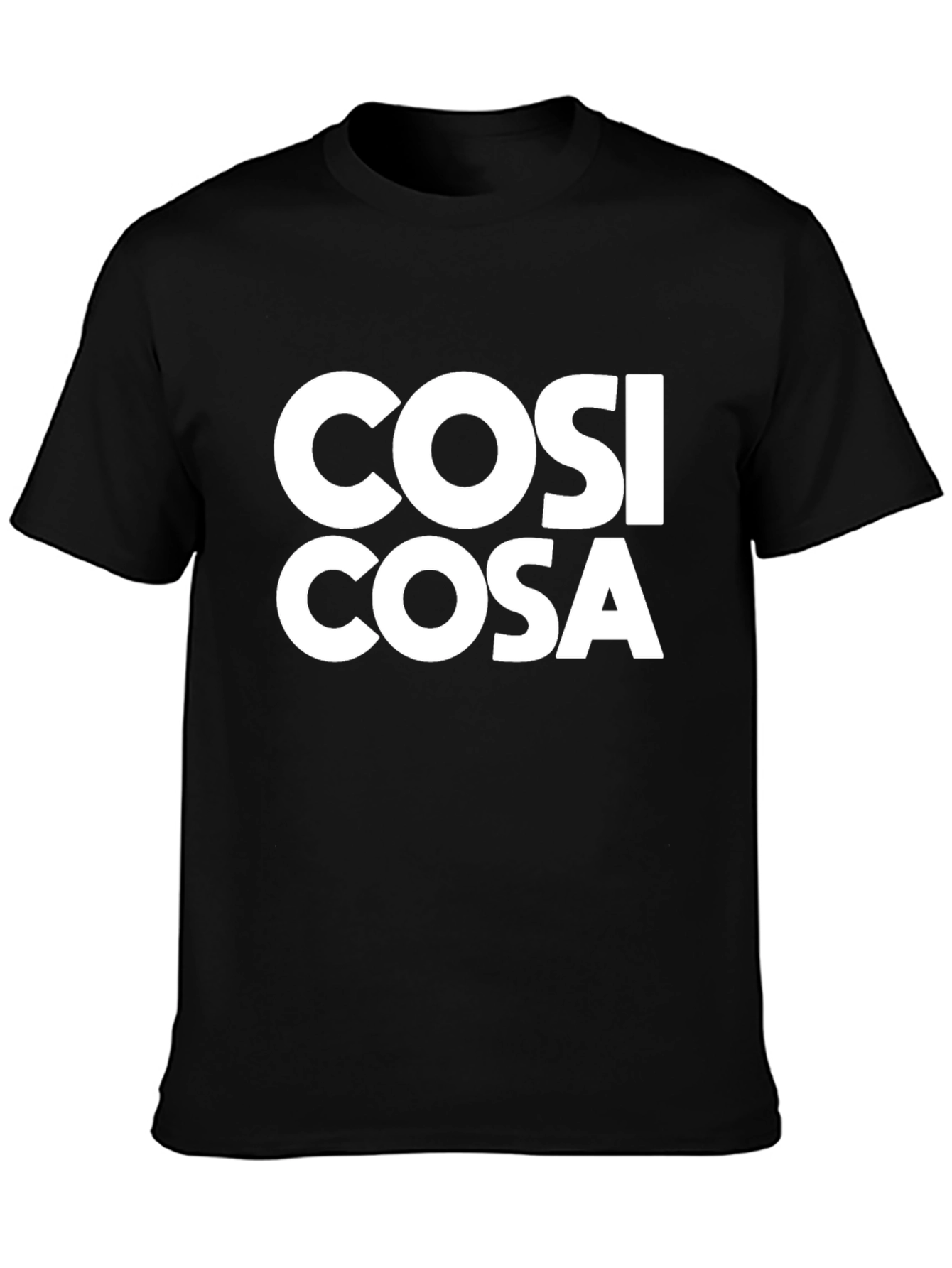 Black Cosi Cosa Graphic Tee - Everyday Comfort view 3