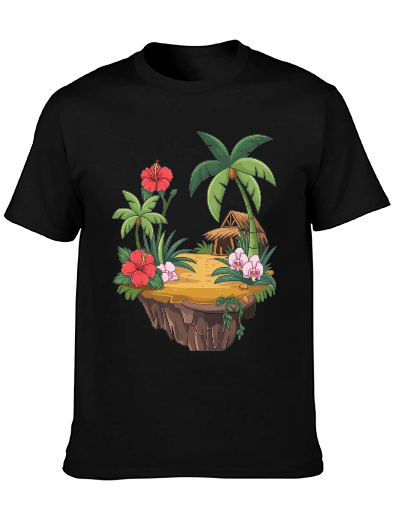 Island Paradise Graphic Tee - Black - 3