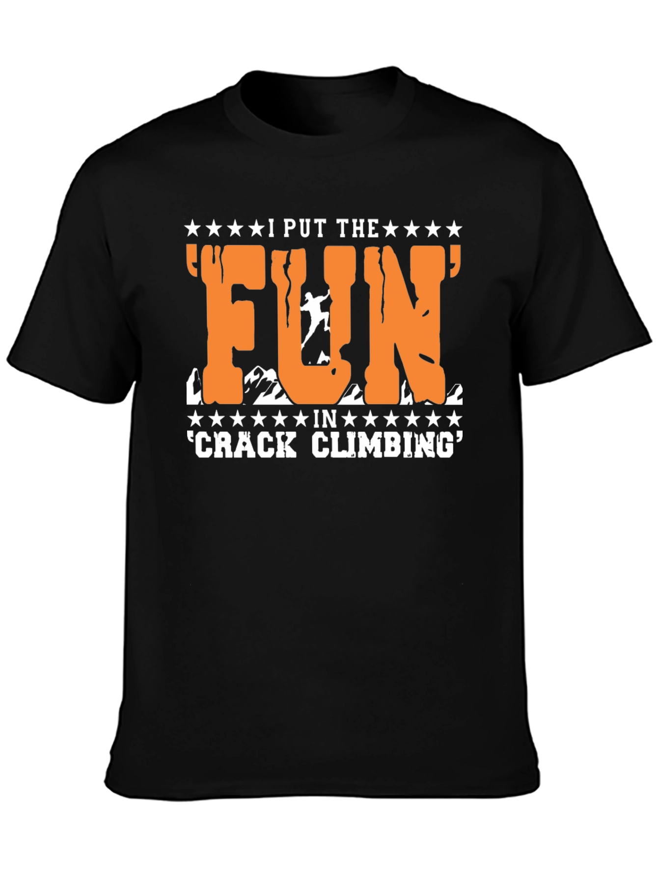 Crack Climbing Fun T-Shirt - Mountain Adventure Tee - 3