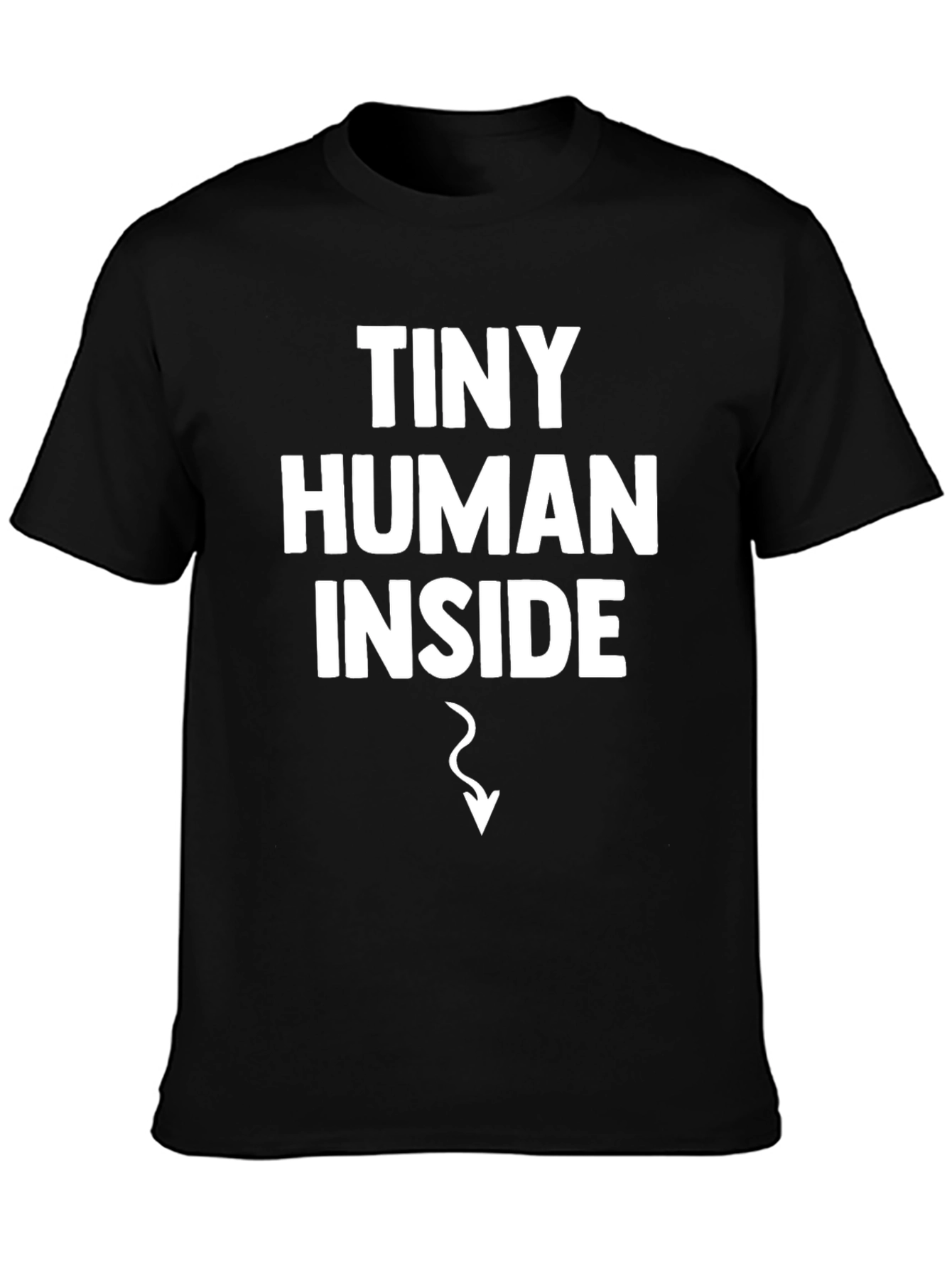 Funny Pregnancy Announcement T-Shirt - Tiny Human Inside - 3
