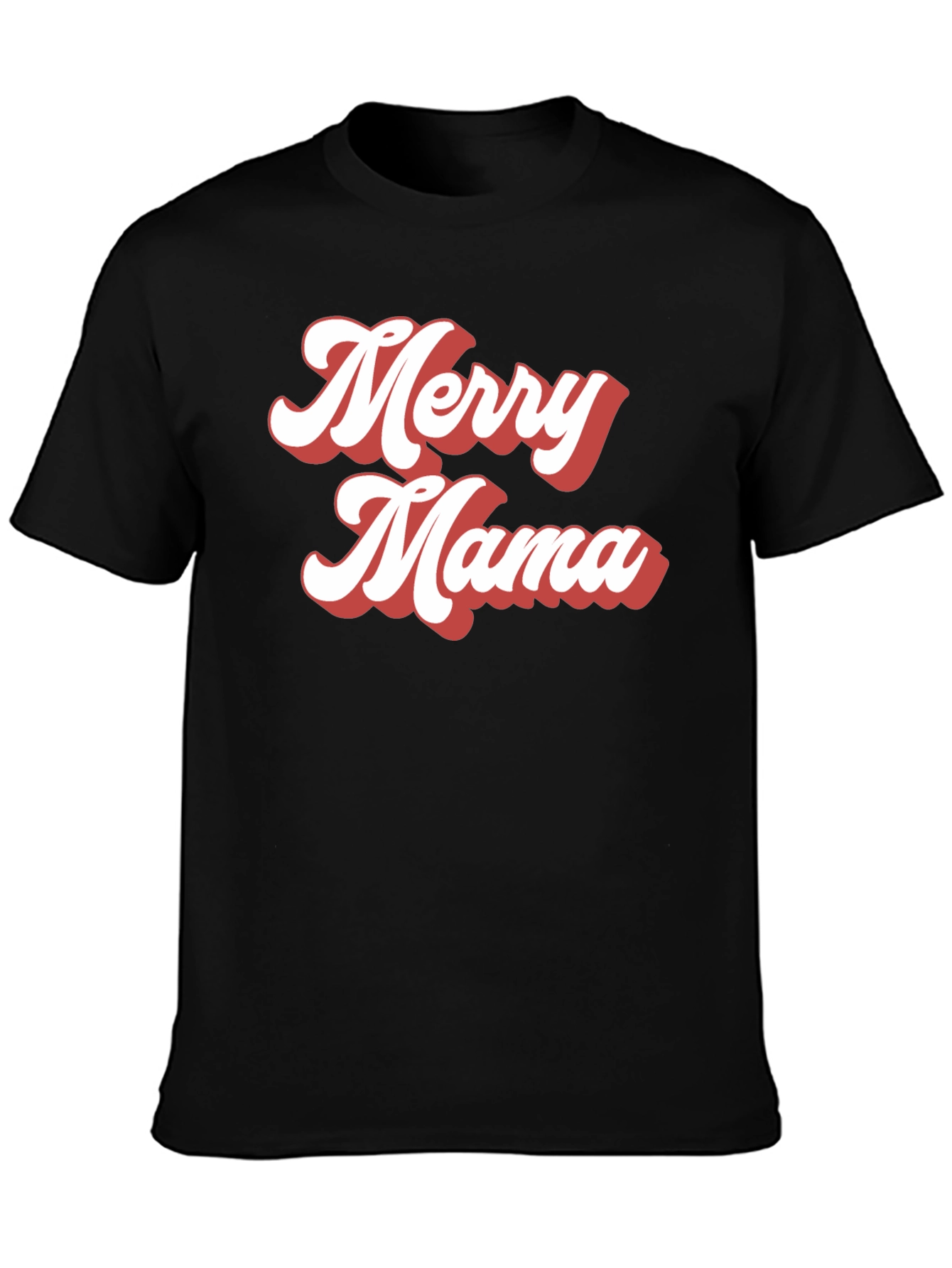 Merry Mama Retro Graphic Tee - 3