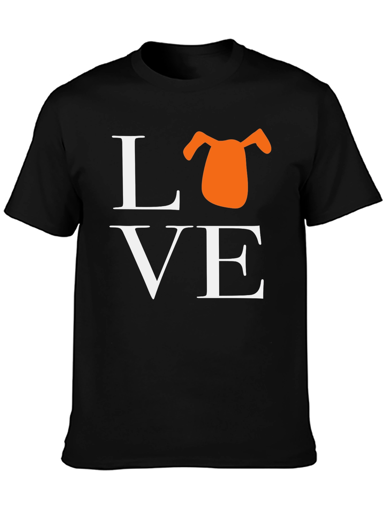 Black Love Dog Graphic Tee view 3