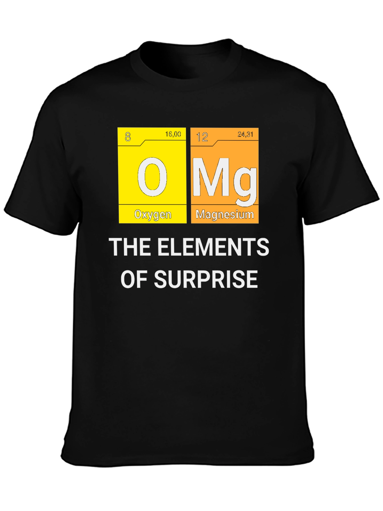 Black OMG Elements of Surprise T-Shirt view 3
