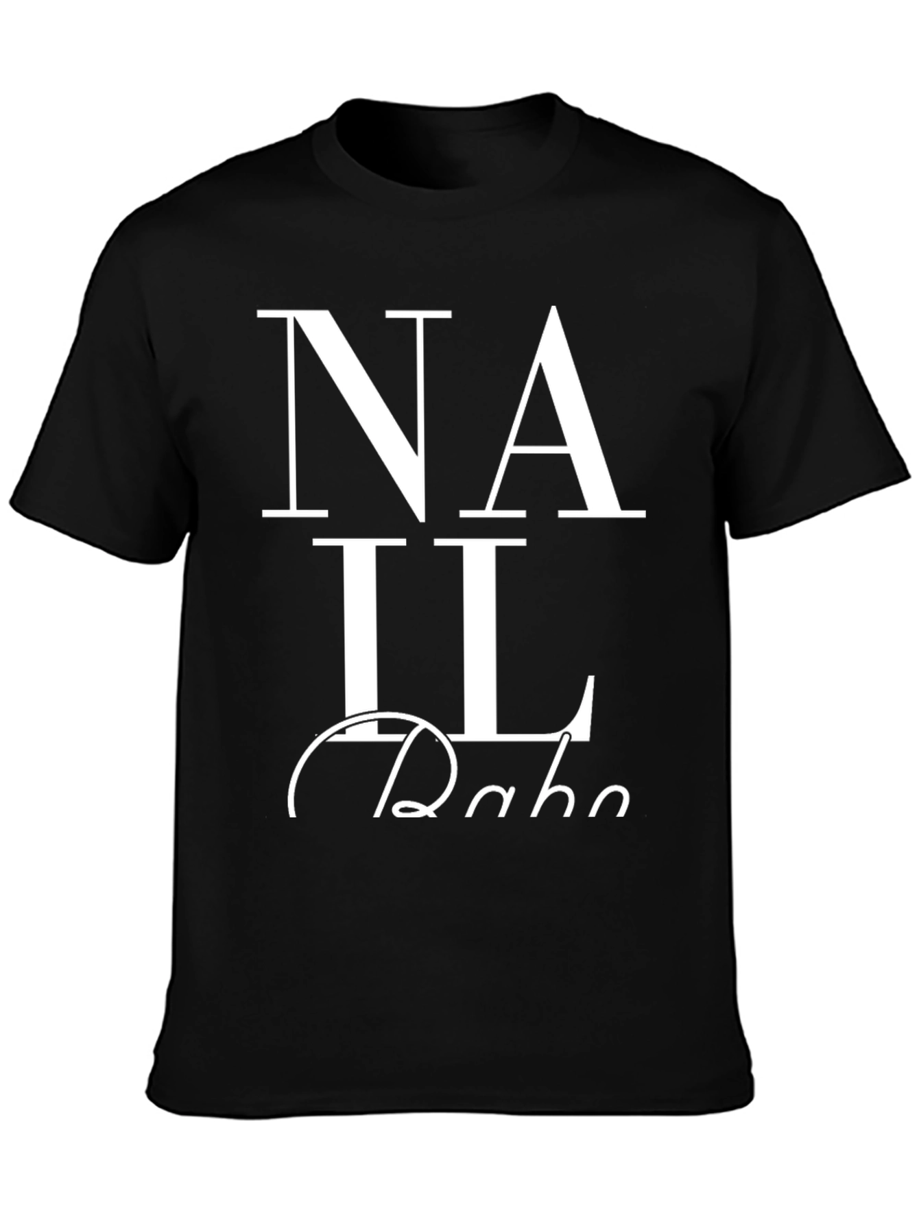 Black Nail Babe Black T-Shirt view 3