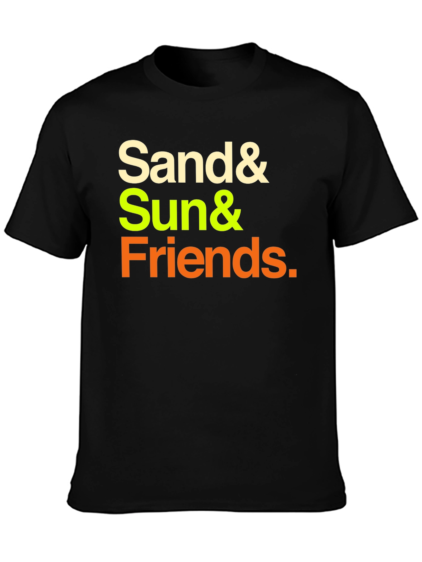 Black Sand & Sun & Friends T-Shirt view 3