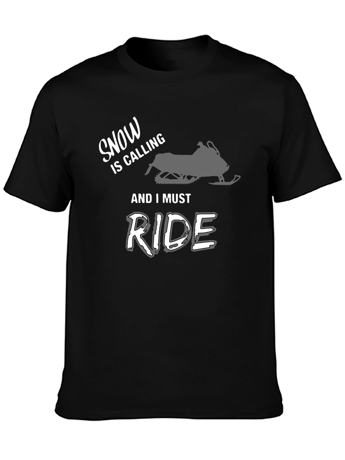 Black Snow is Calling T-Shirt view 3
