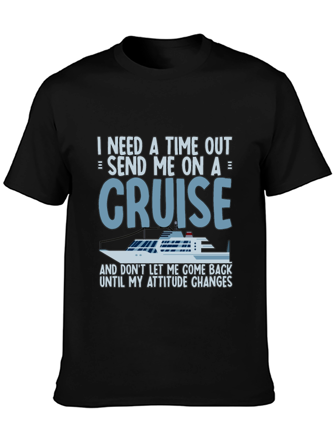 Black Cruise Time Out Graphic Tee view 3