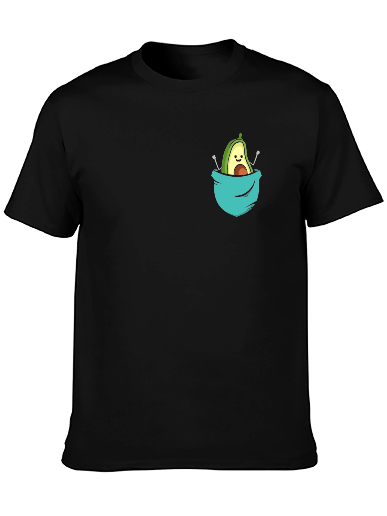 Avocado Pocket Tee - Cute Graphic T-Shirt - 3