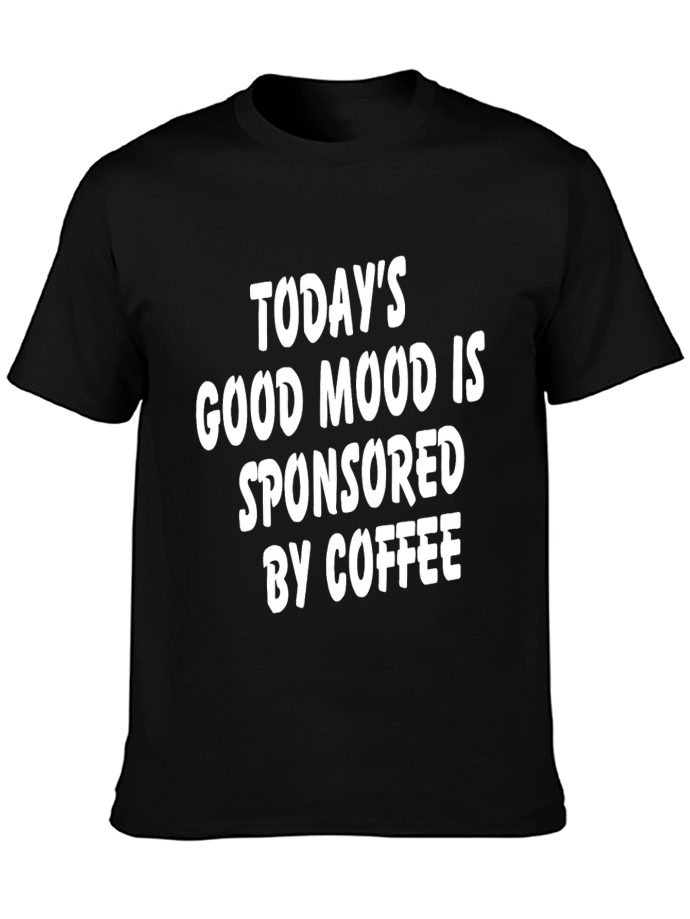 Black Coffee Sponsored Good Mood Graphic Tee view 3