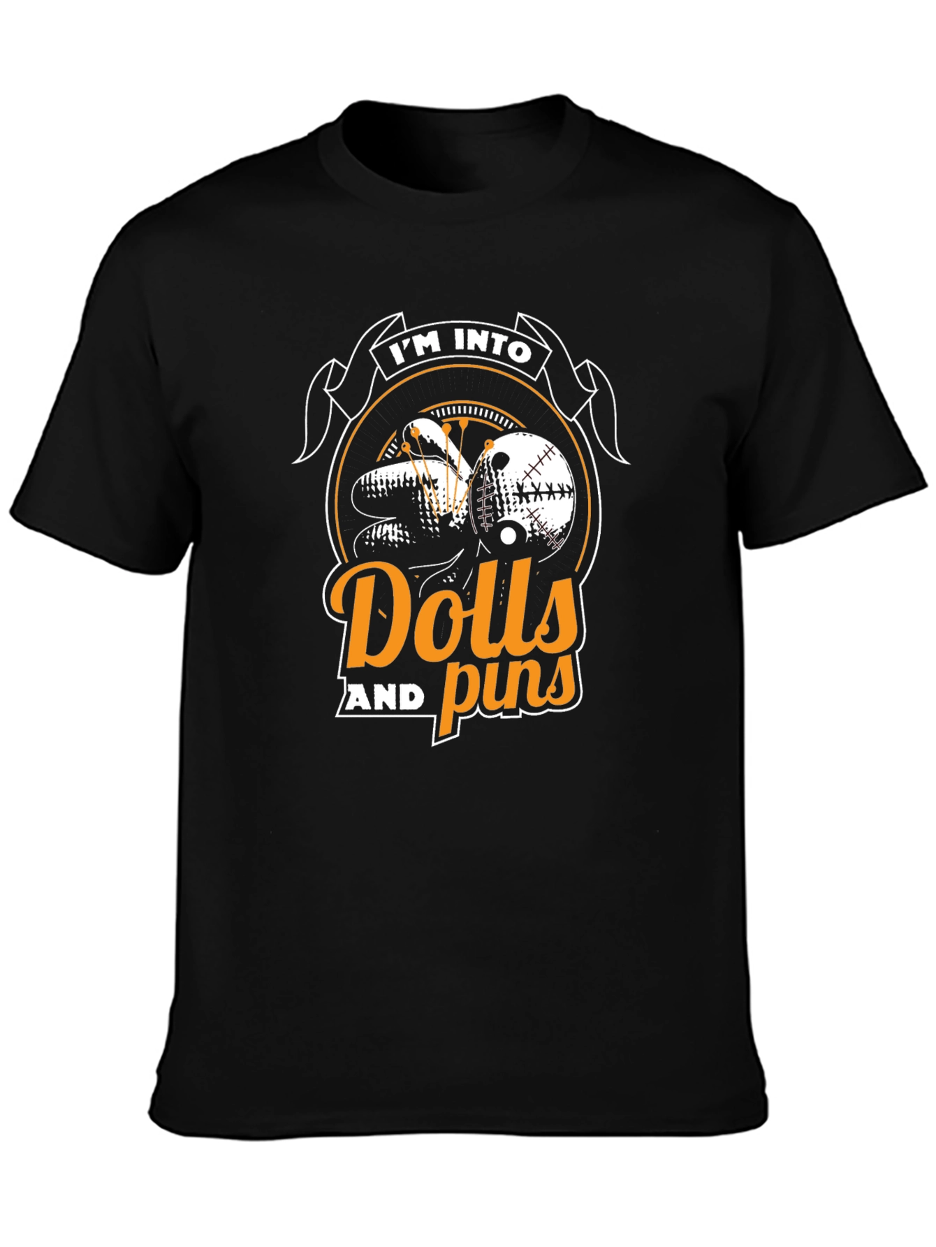I'm Into Dolls and Pins Black T-Shirt - 3