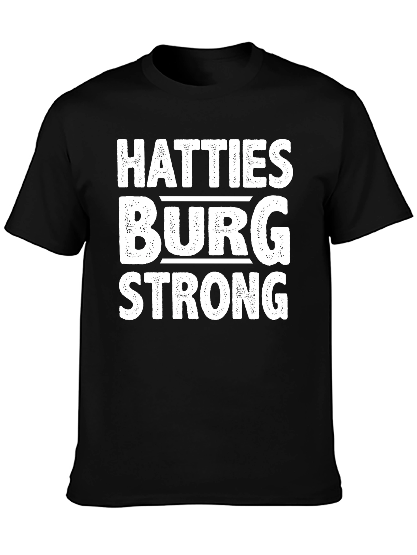 Black Hattiesburg Strong Graphic T-Shirt view 3