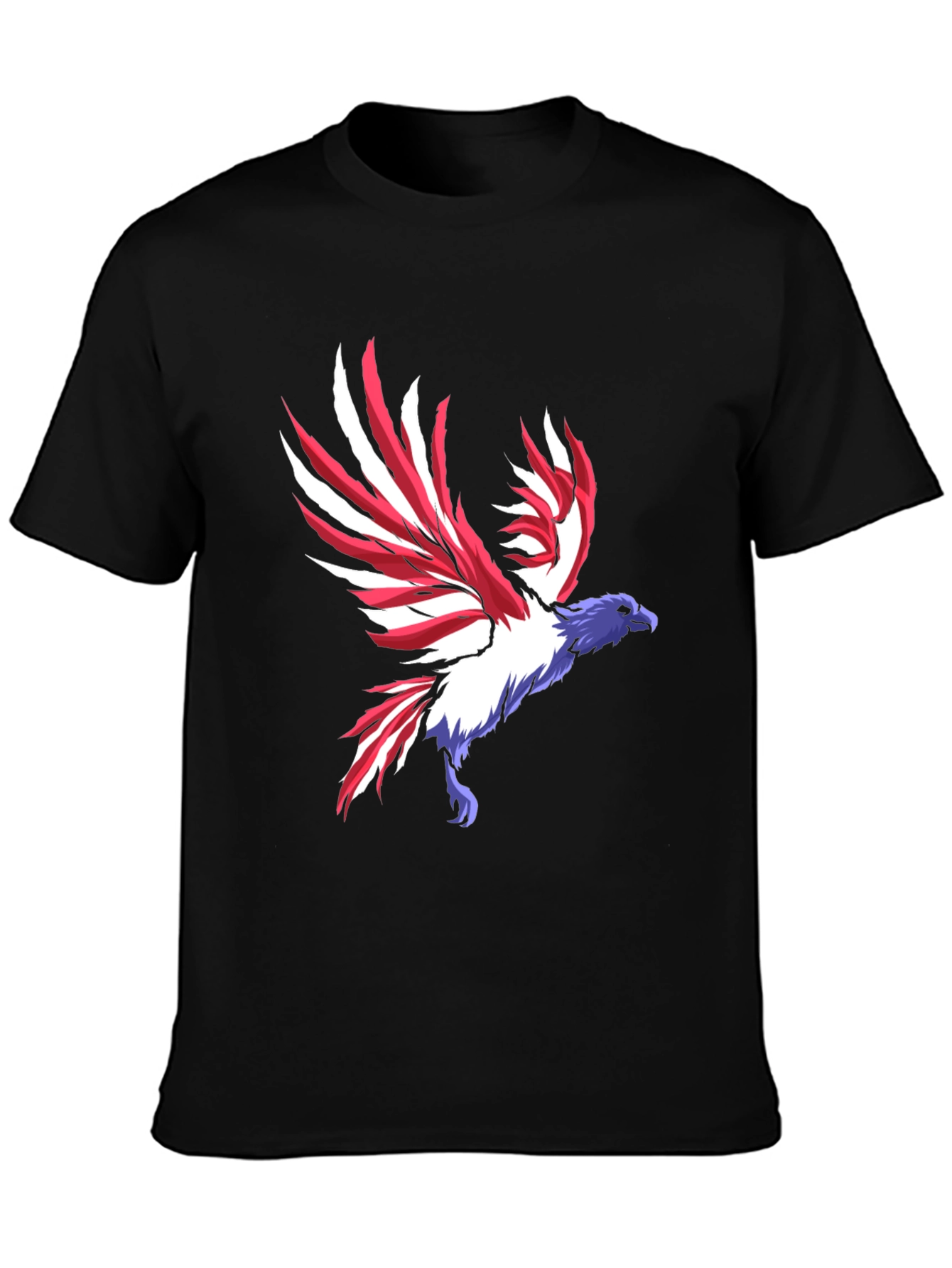 Black American Eagle Graphic Tee view 3