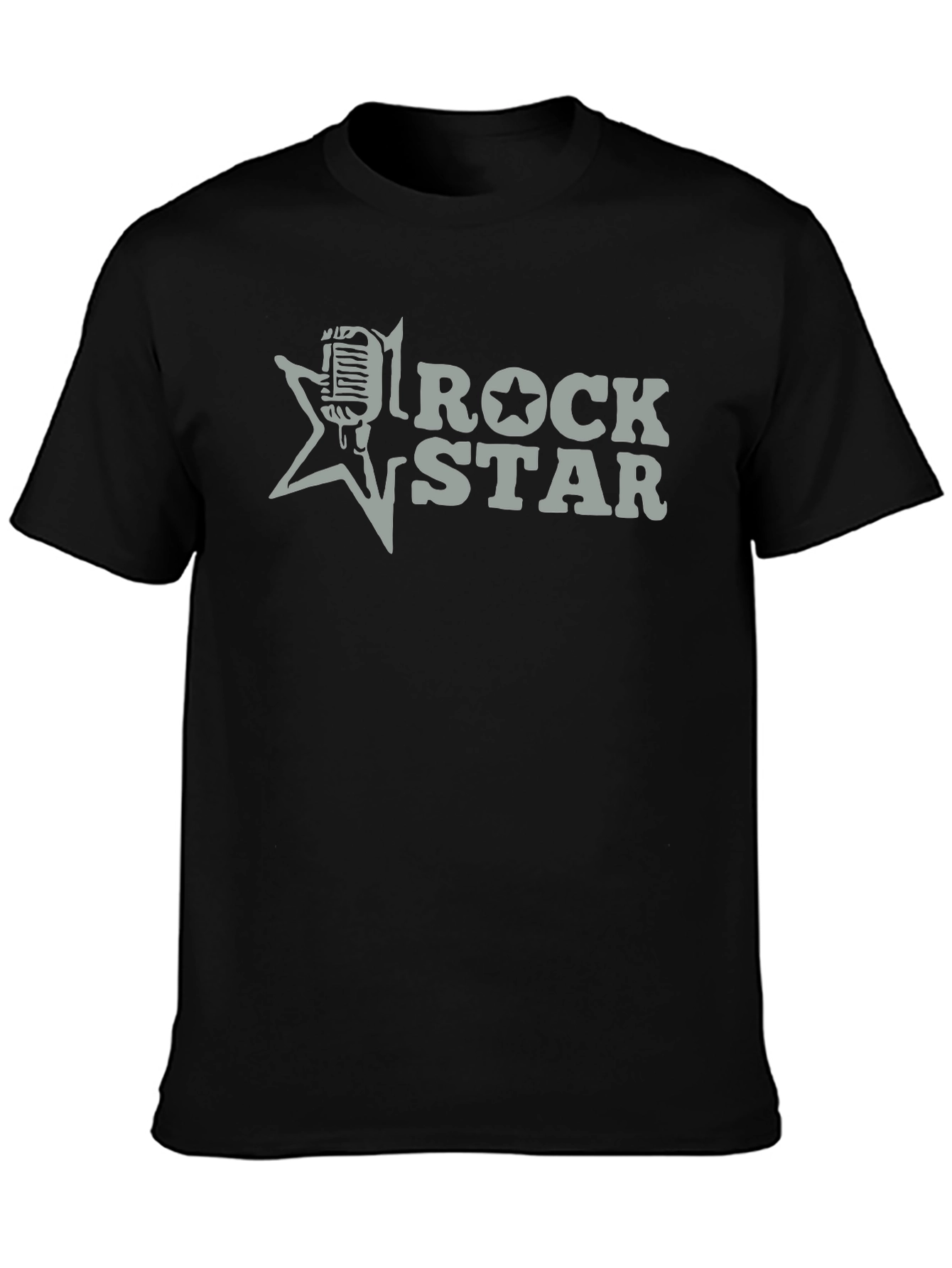 Black Rock Star Graphic Tee - Classic Style view 3