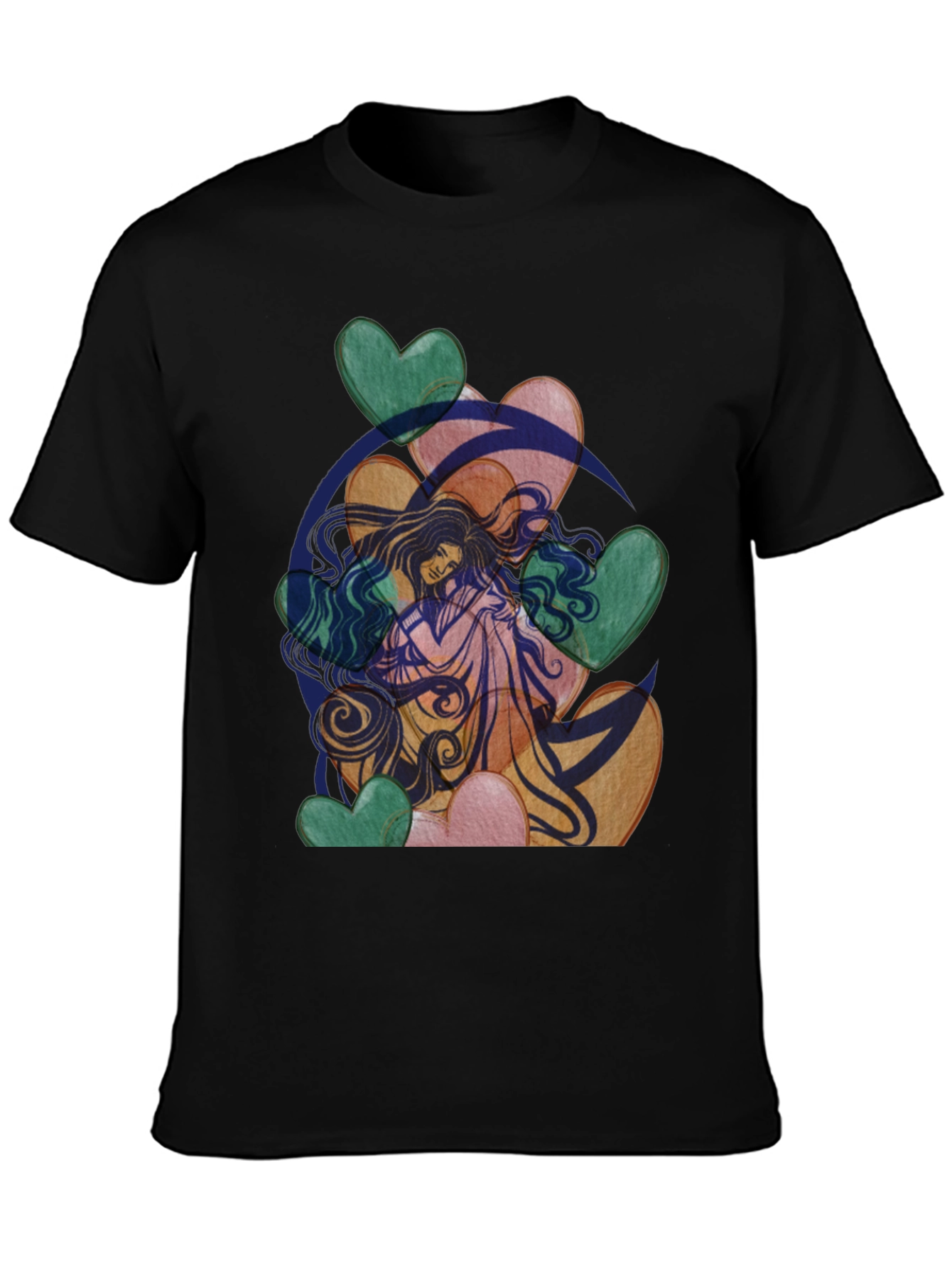 Black Heart & Soul Graphic Tee - Stylish Comfort view 3