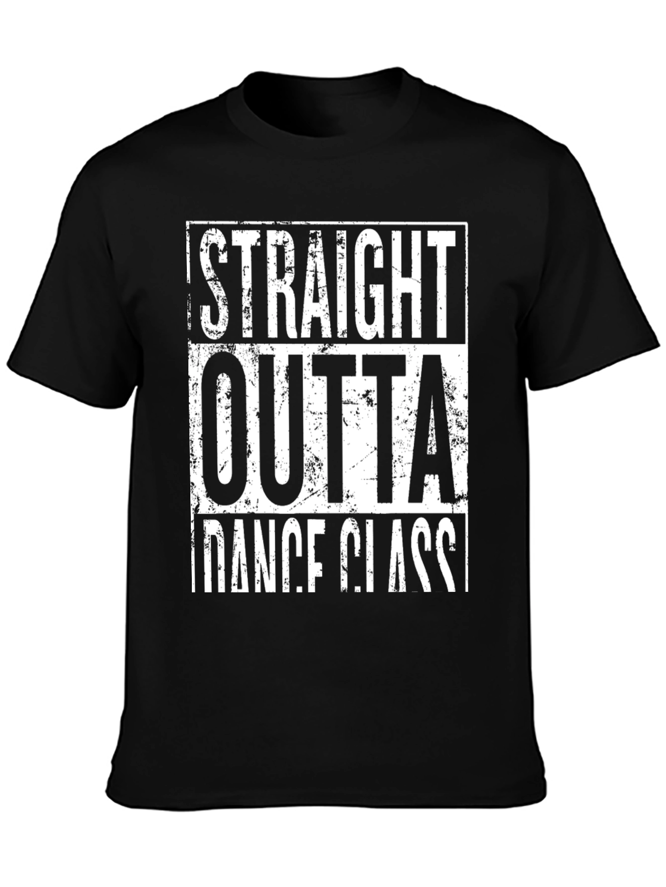Black Straight Outta Dance Class Graphic Tee view 3