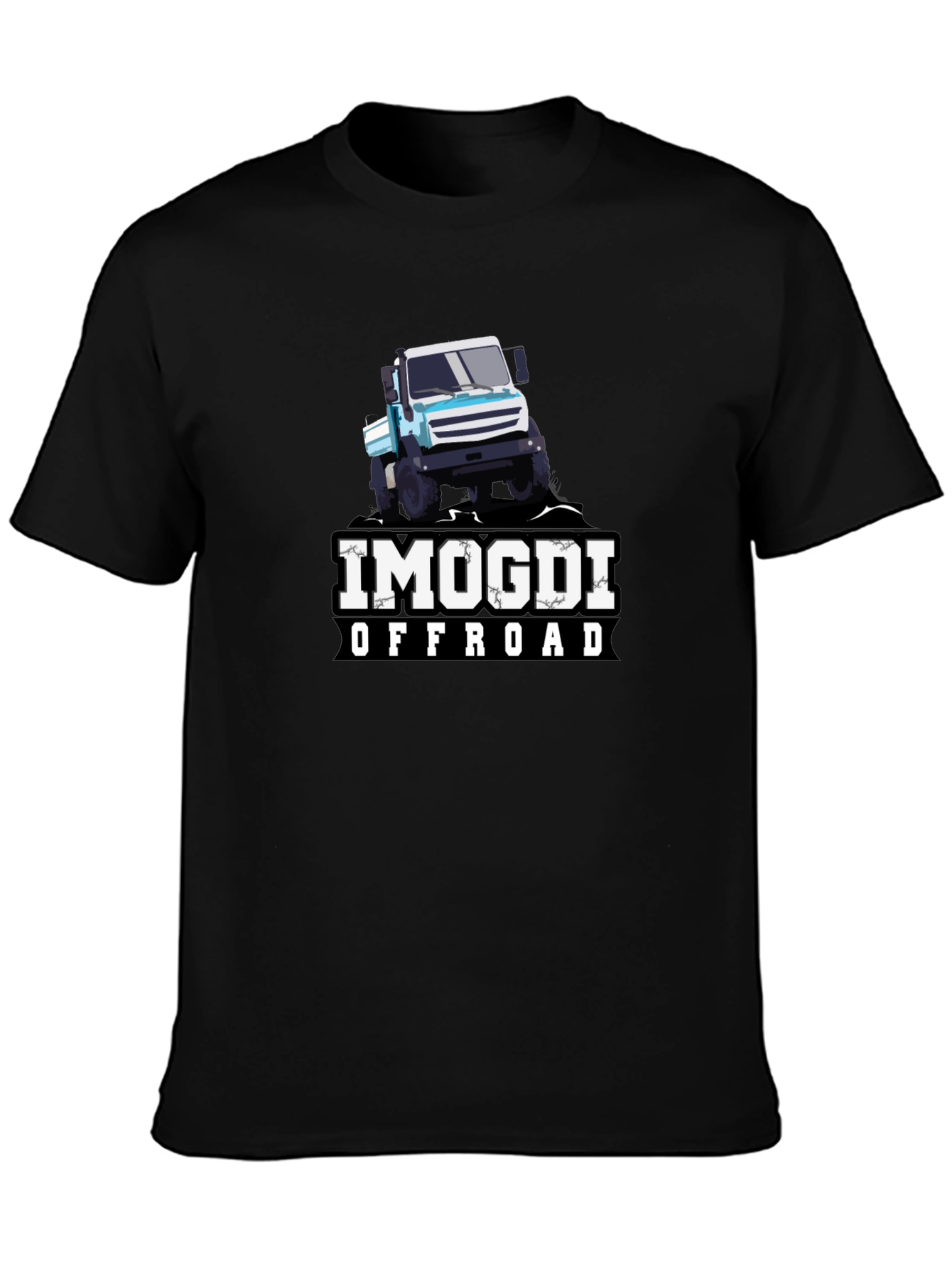 Black IMOGDI Offroad Graphic Tee - Black view 3