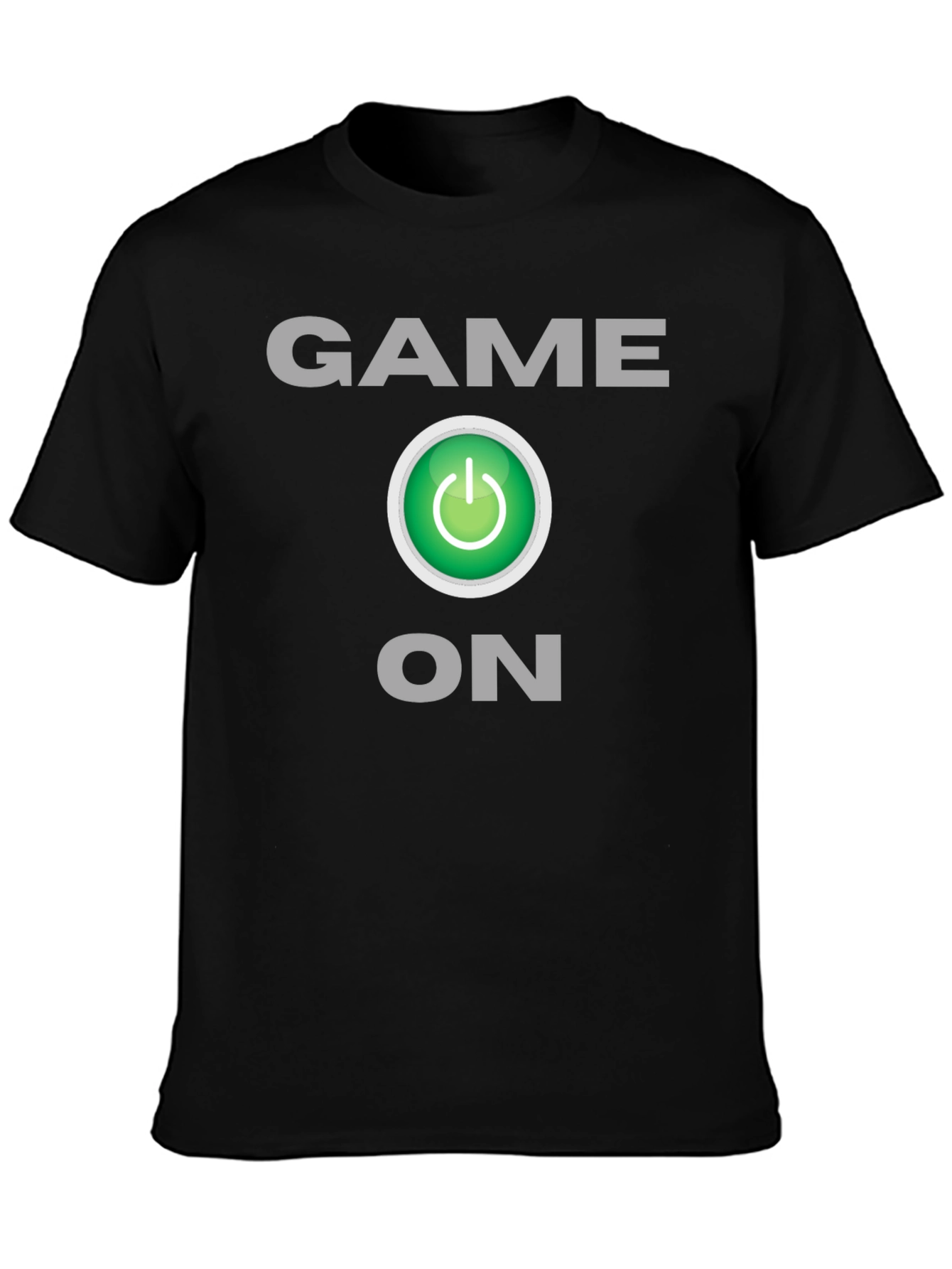 Black Game On Graphic T-Shirt - Gamer Style view 3