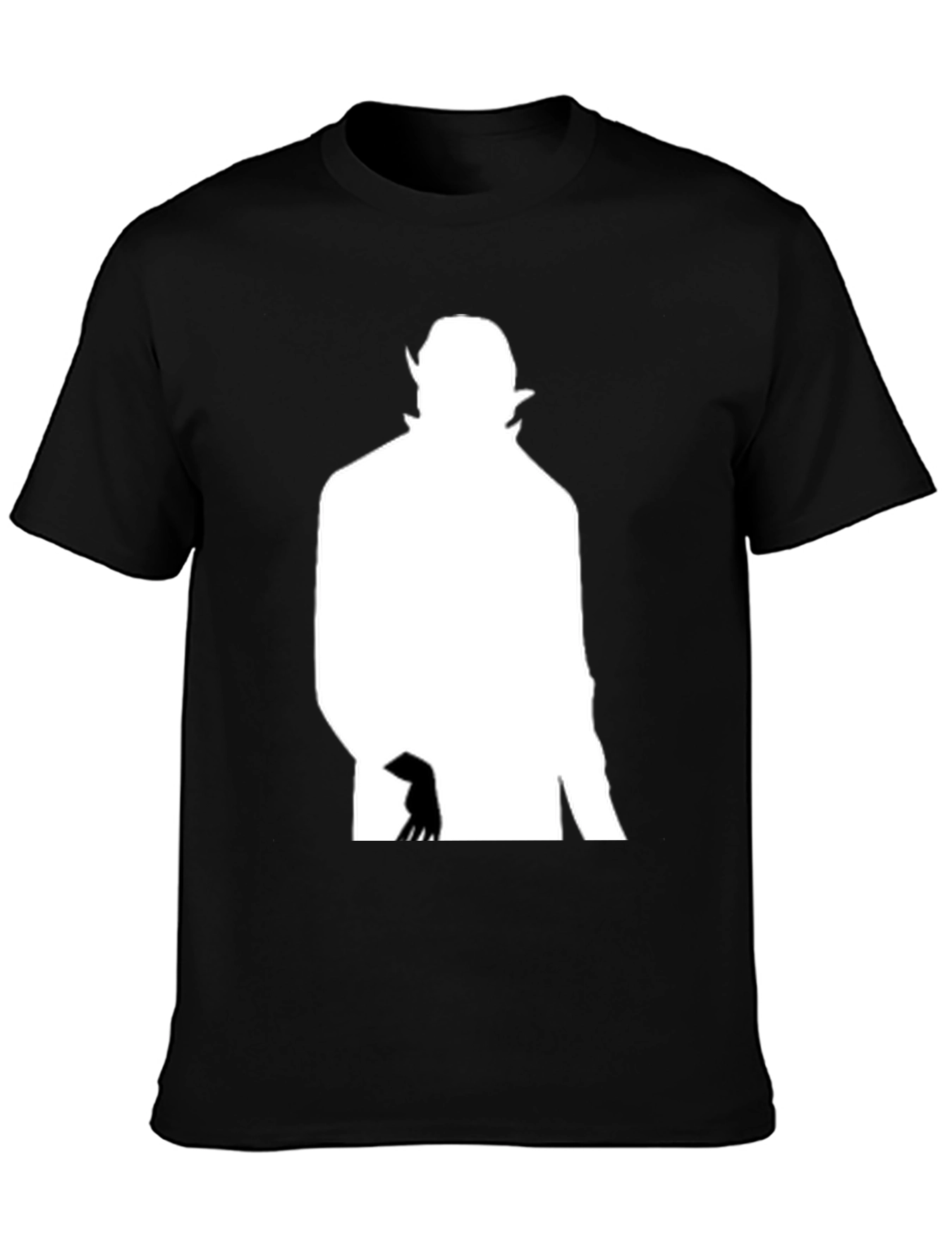 Black Silhouette Graphic Tee - Black view 3