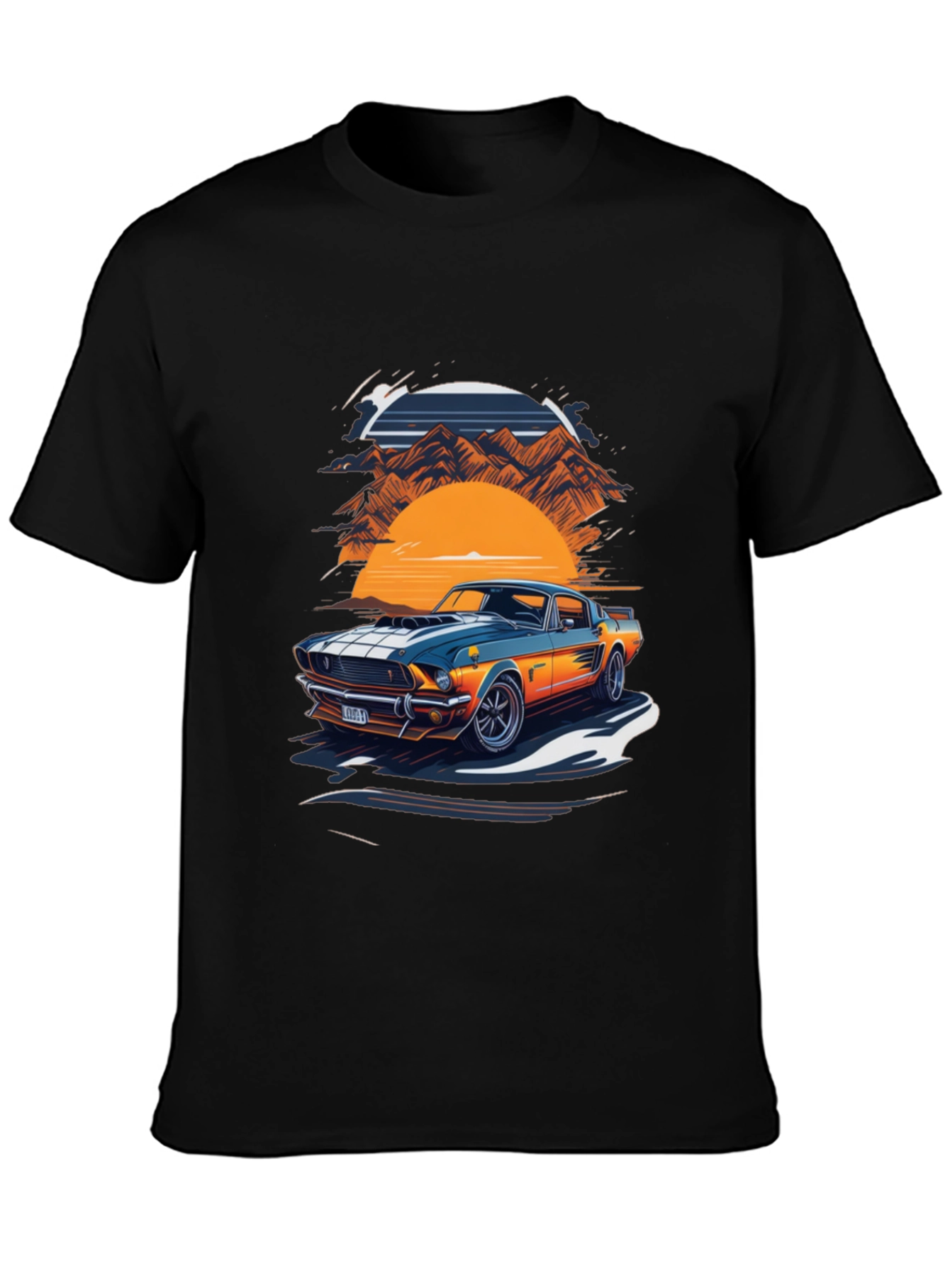Retro Car Graphic Tee - Classic Style - 3