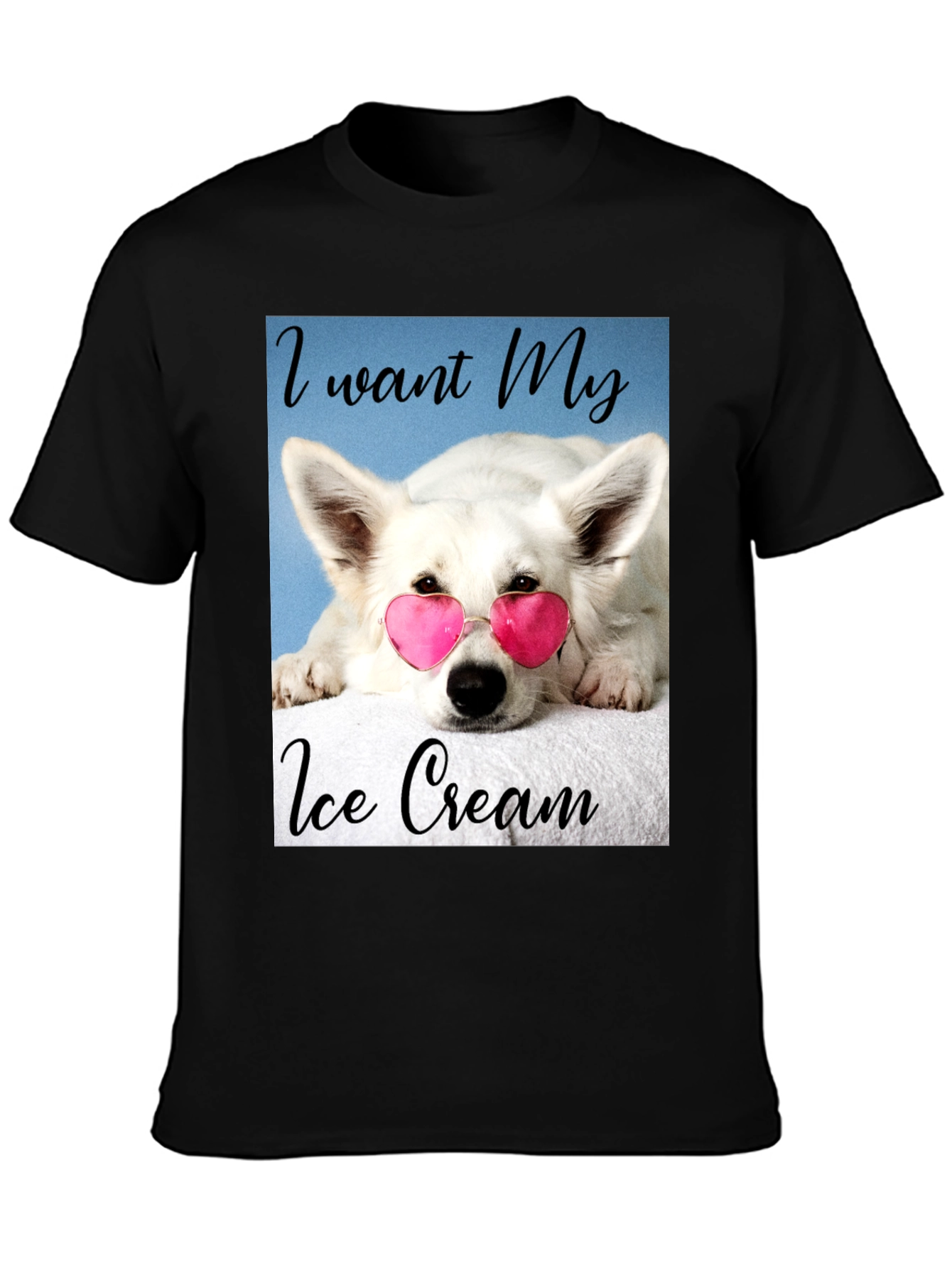 Black Dog Ice Cream T-Shirt view 3