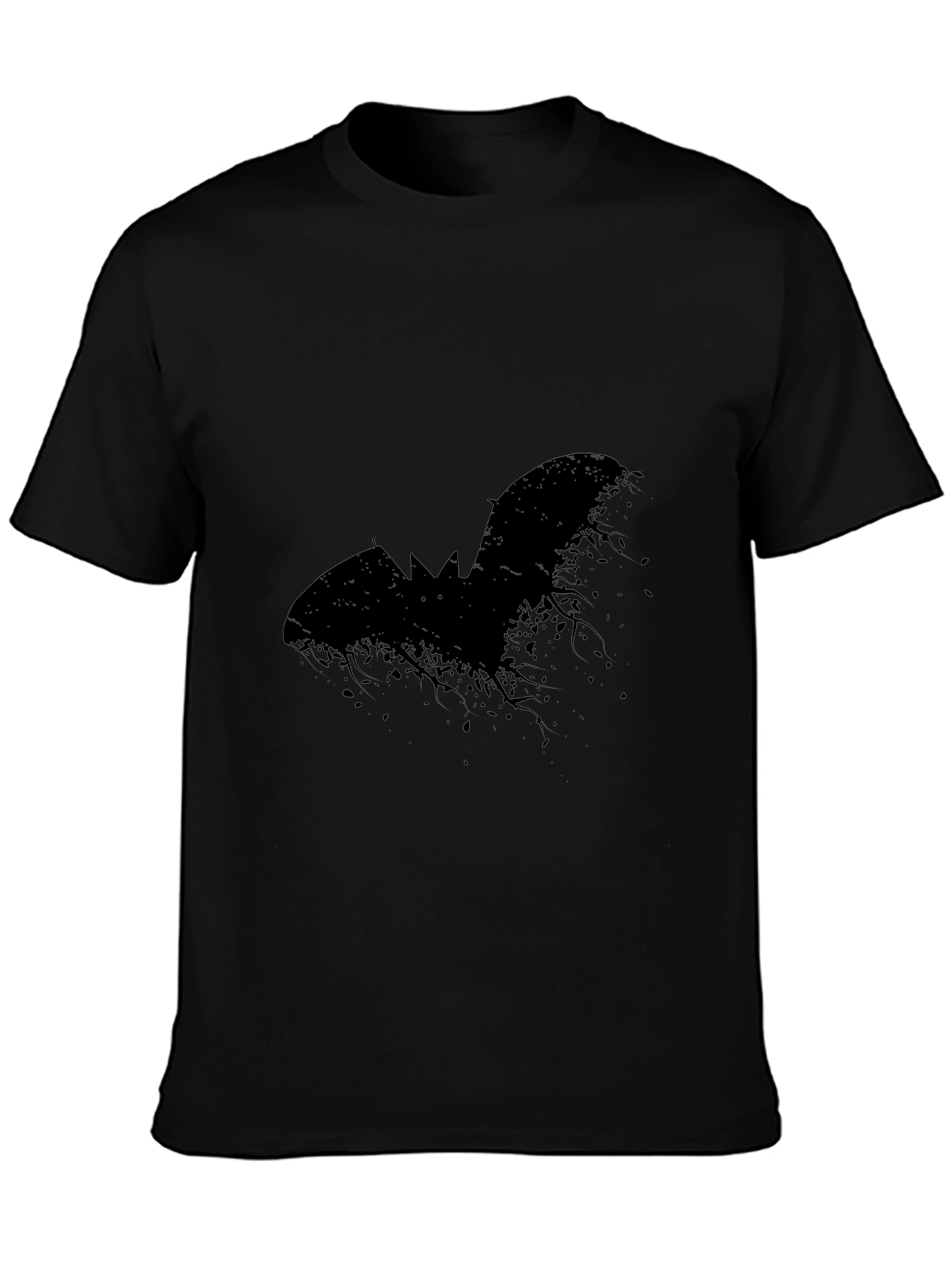Black Black Bat Graphic T-Shirt view 3