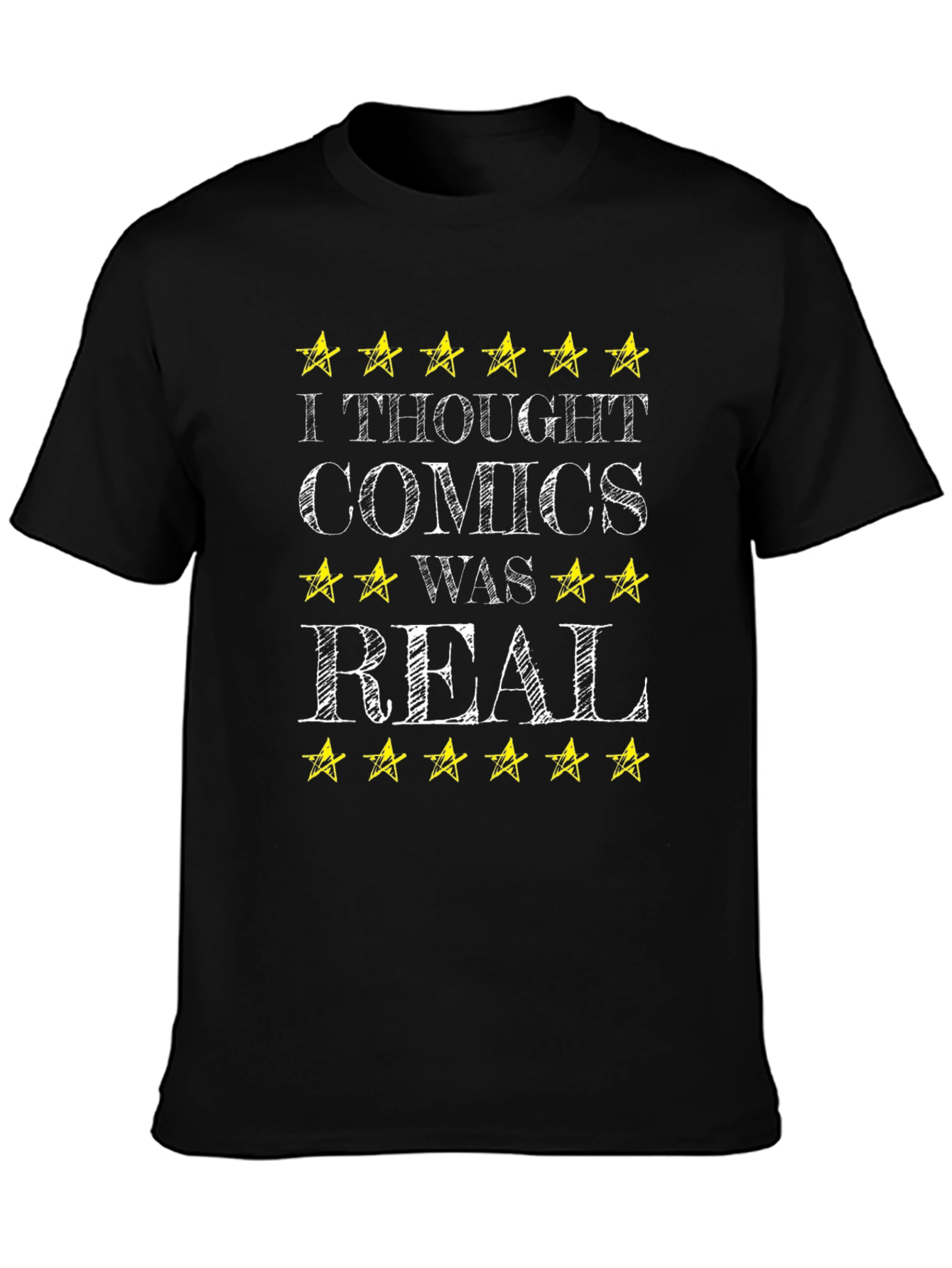 Black Comics Was Real Black T-Shirt view 3