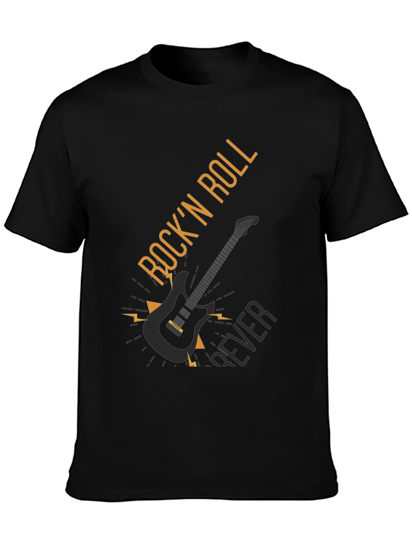 Black Rock 'n Roll Forever Black T-Shirt view 3