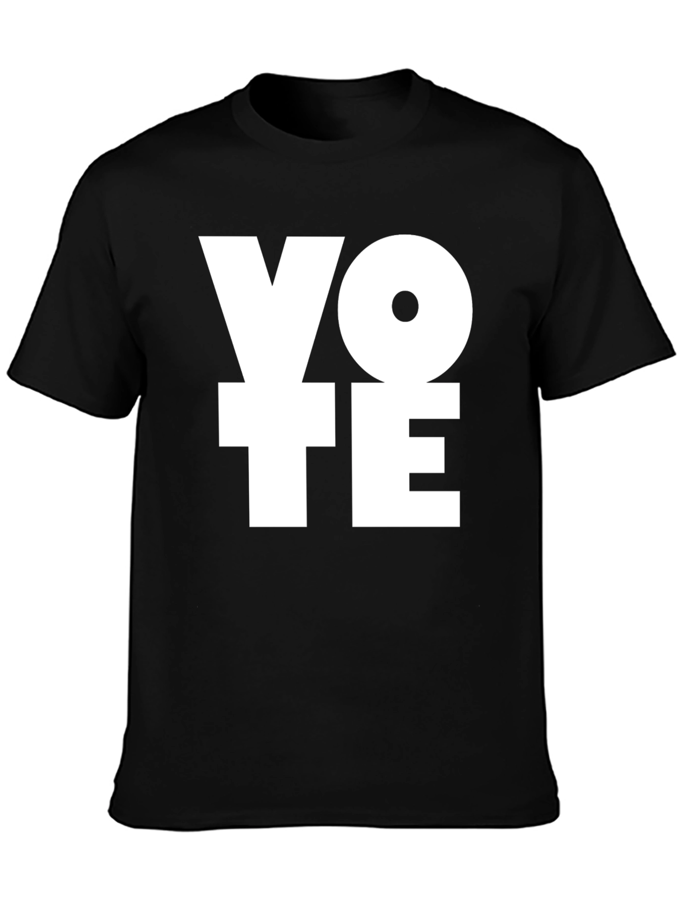 Black Vote Graphic Tee - Black Cotton view 3