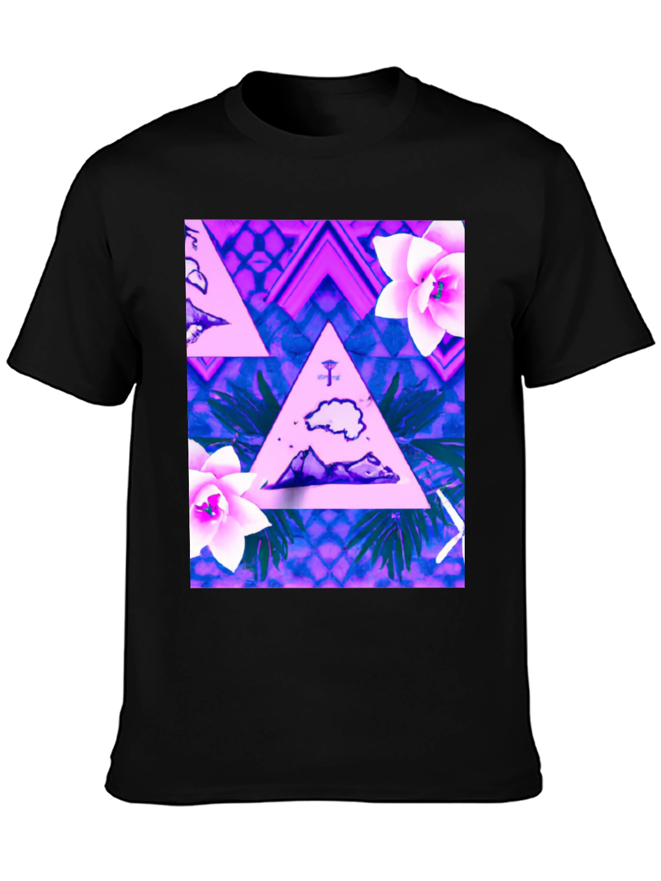 Tropical Triangle Graphic Tee - 3