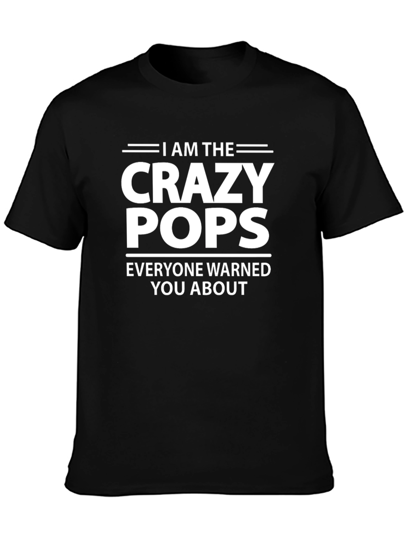 Black Crazy Pops T-Shirt - Warned You About! view 3