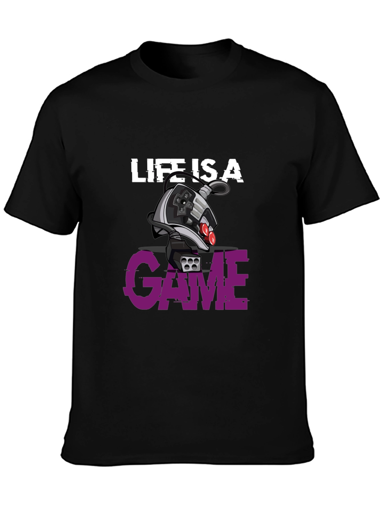 Black Life is a Game T-Shirt view 3
