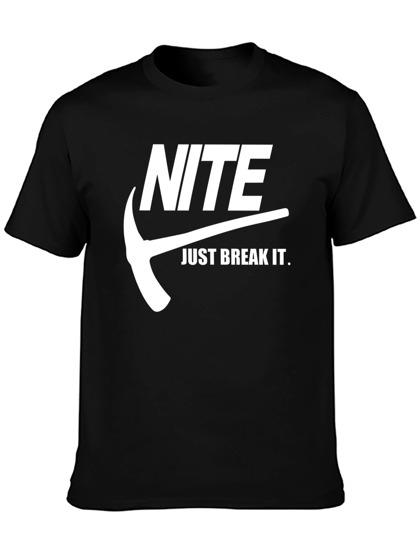 Black Nite Just Break It T-Shirt - Black view 3