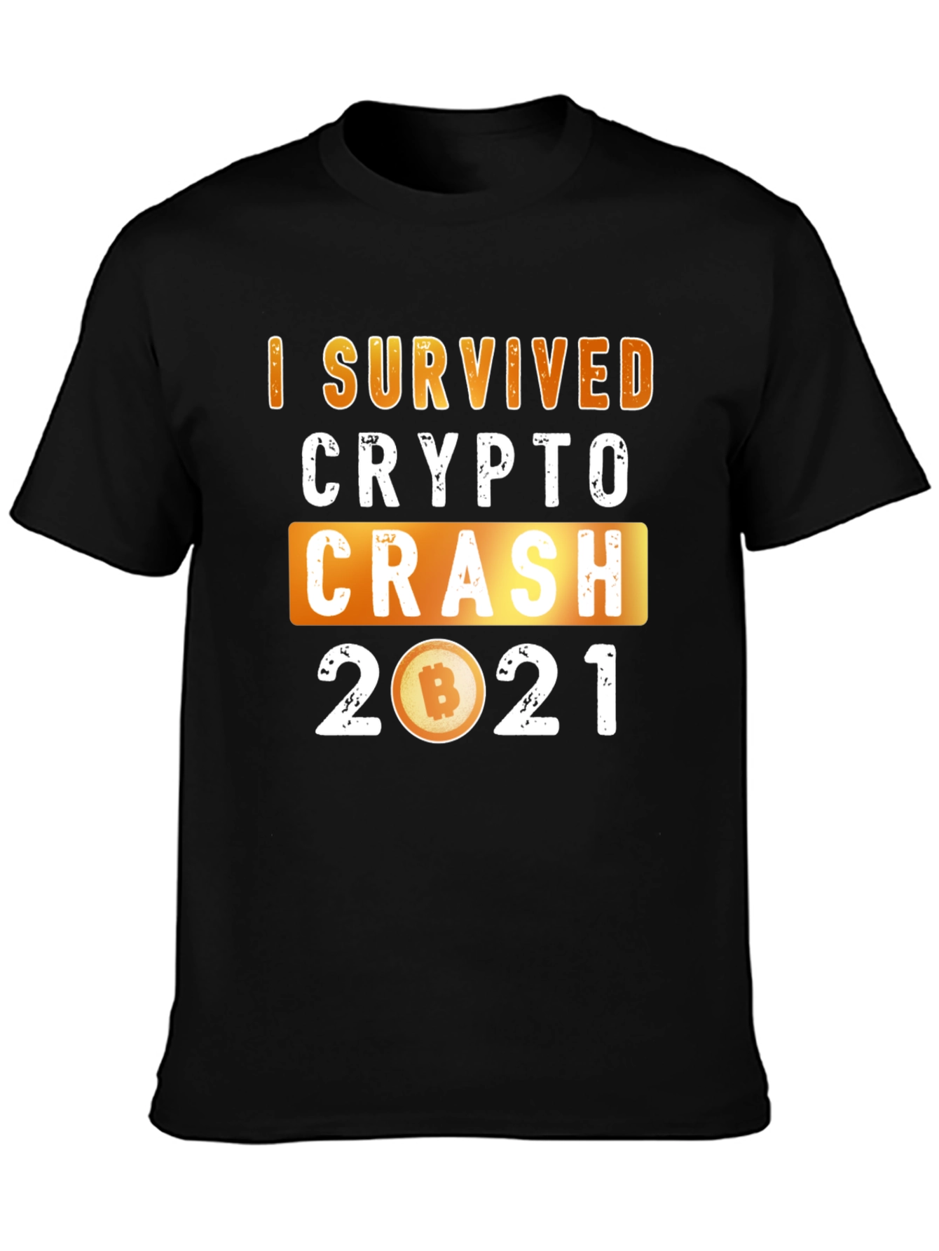 Black Crypto Crash 2021 T-Shirt view 3