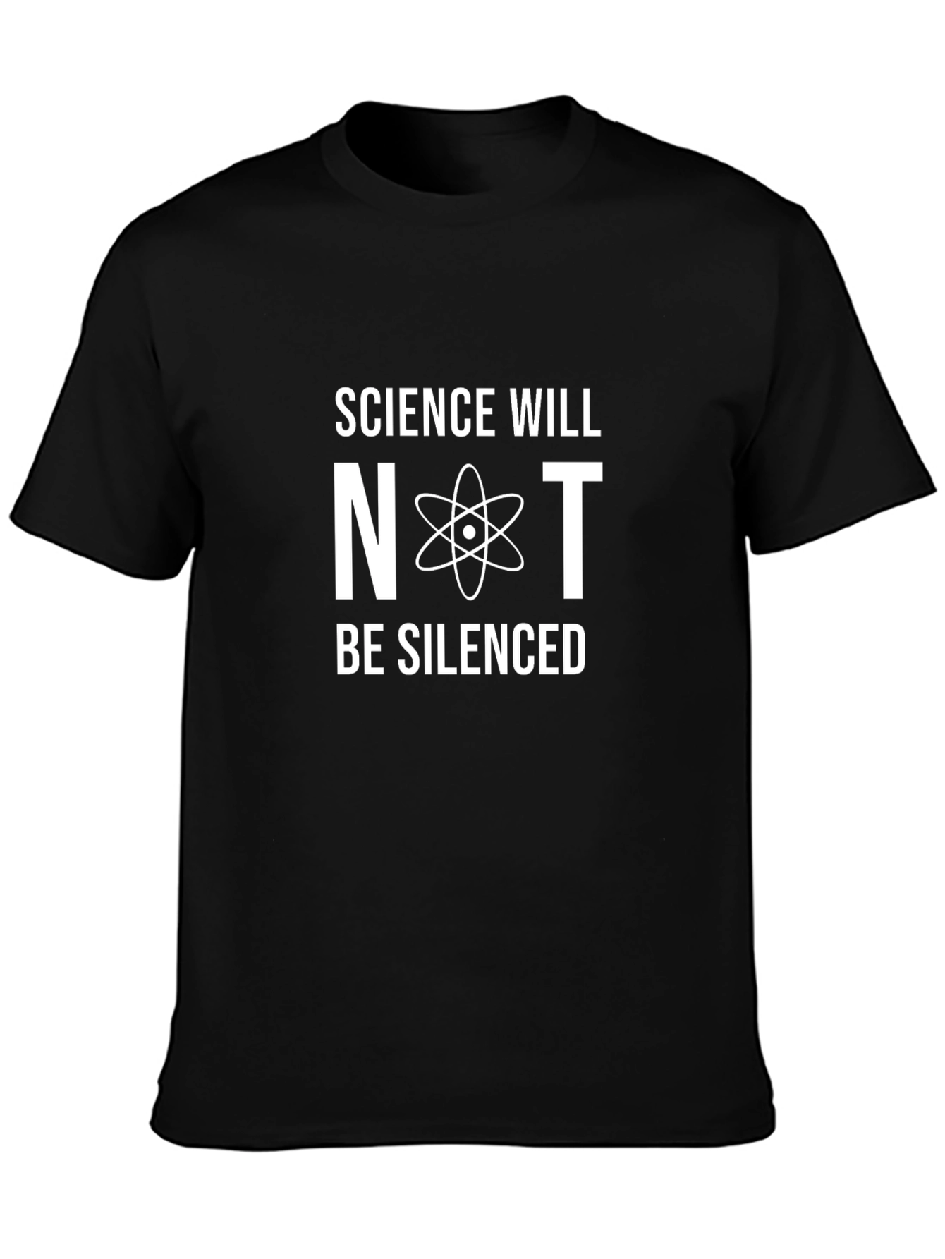 Black Science Will Not Be Silenced Graphic T-Shirt view 3