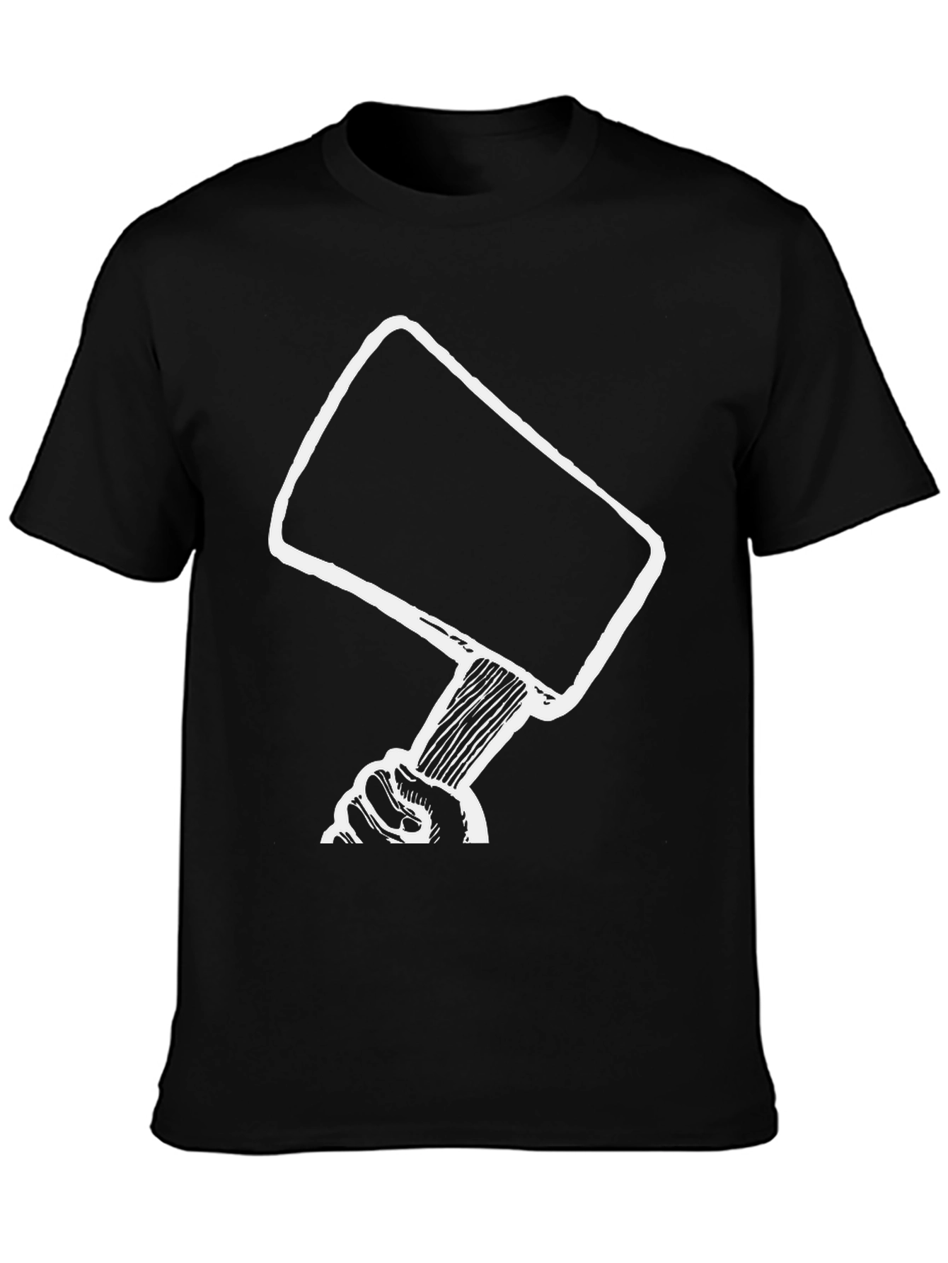 Black Gavel Graphic Tee - Justice Hammer Design view 3