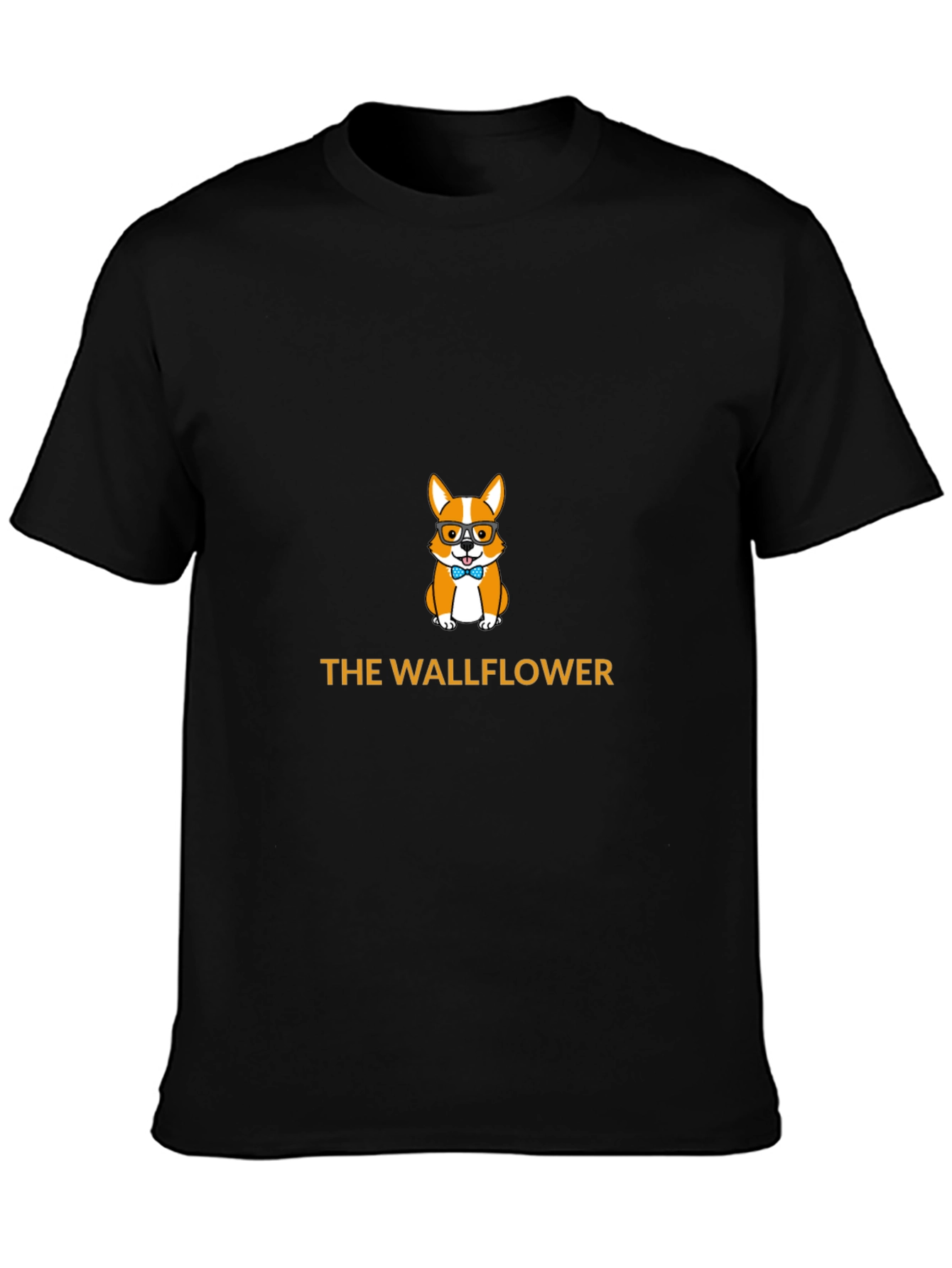 Black The Wallflower Corgi T-Shirt view 3