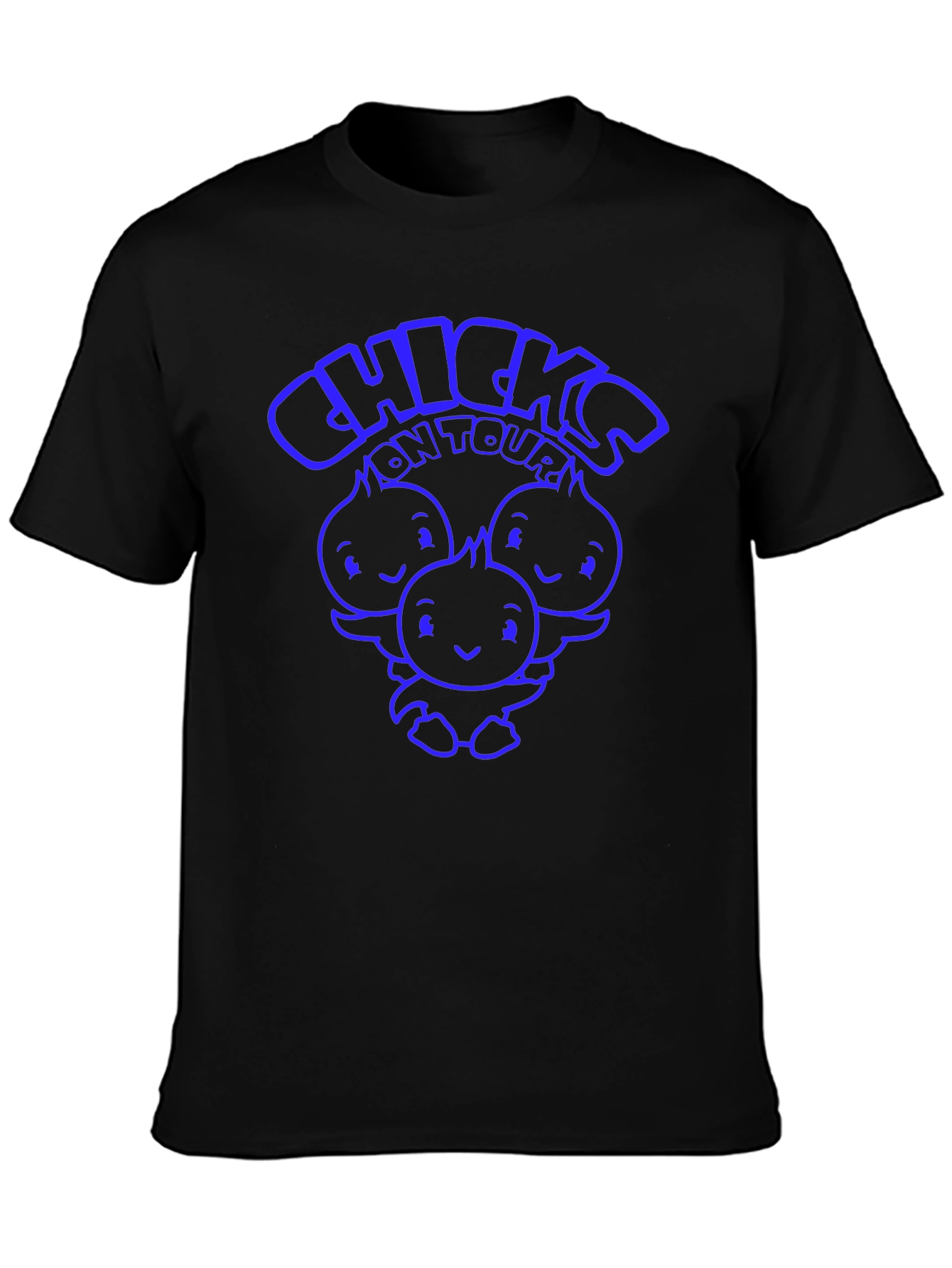 Black Chicks On Tour Graphic T-Shirt - Black view 3