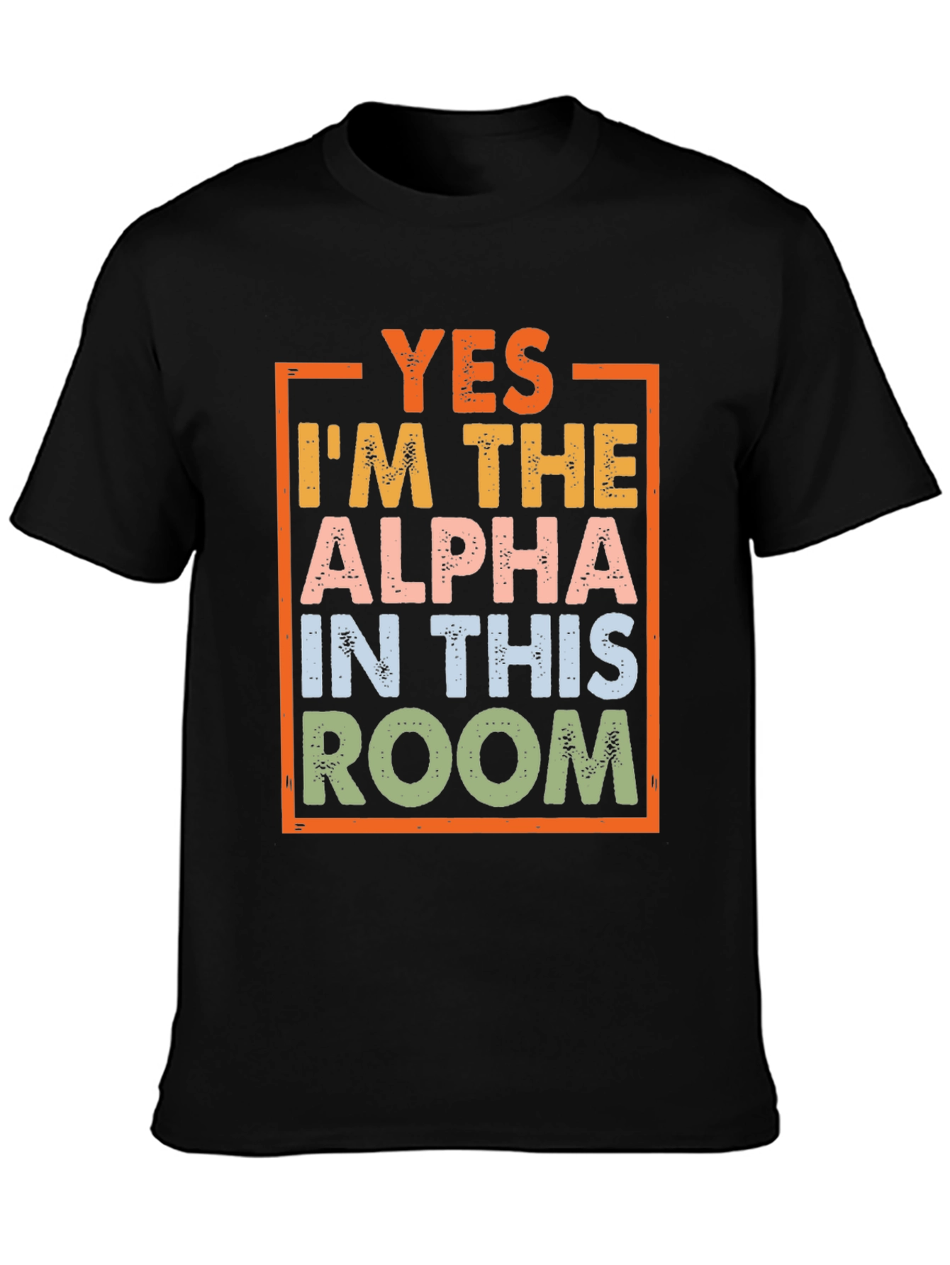 Black Alpha In This Room Graphic Tee view 3