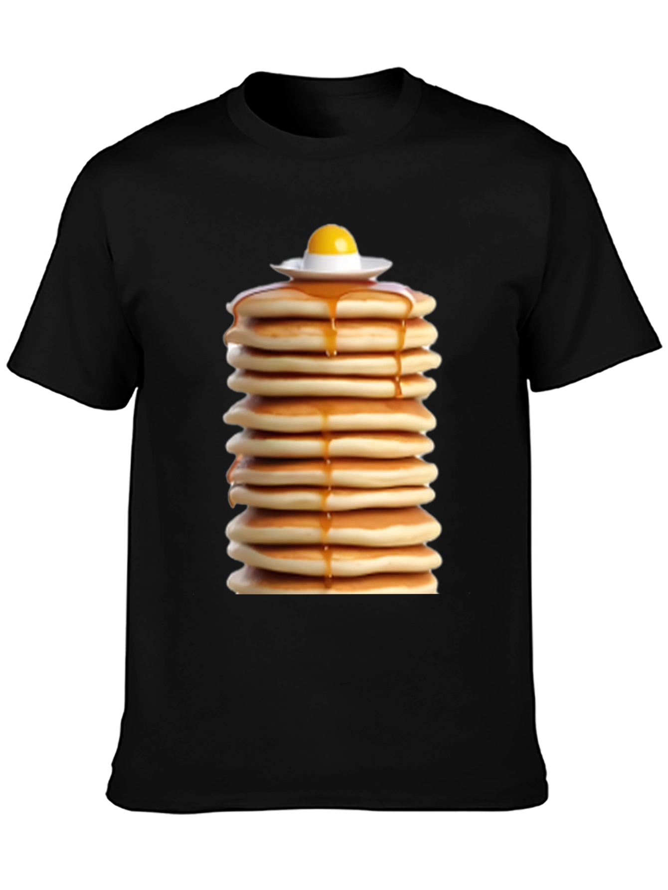 Pancake Stack Tee - Breakfast Food T-Shirt - 3
