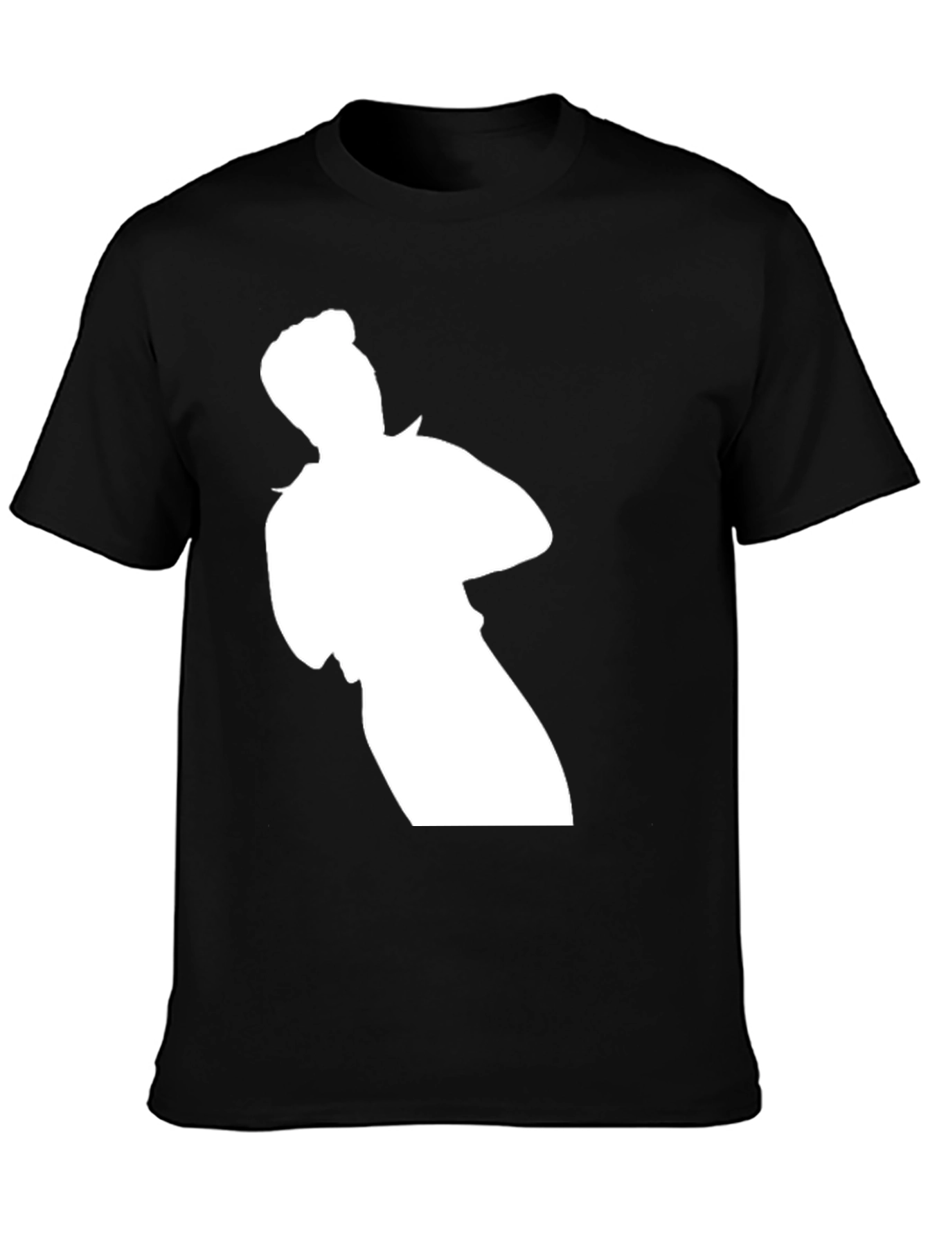 Black Silhouette Graphic T-Shirt view 3