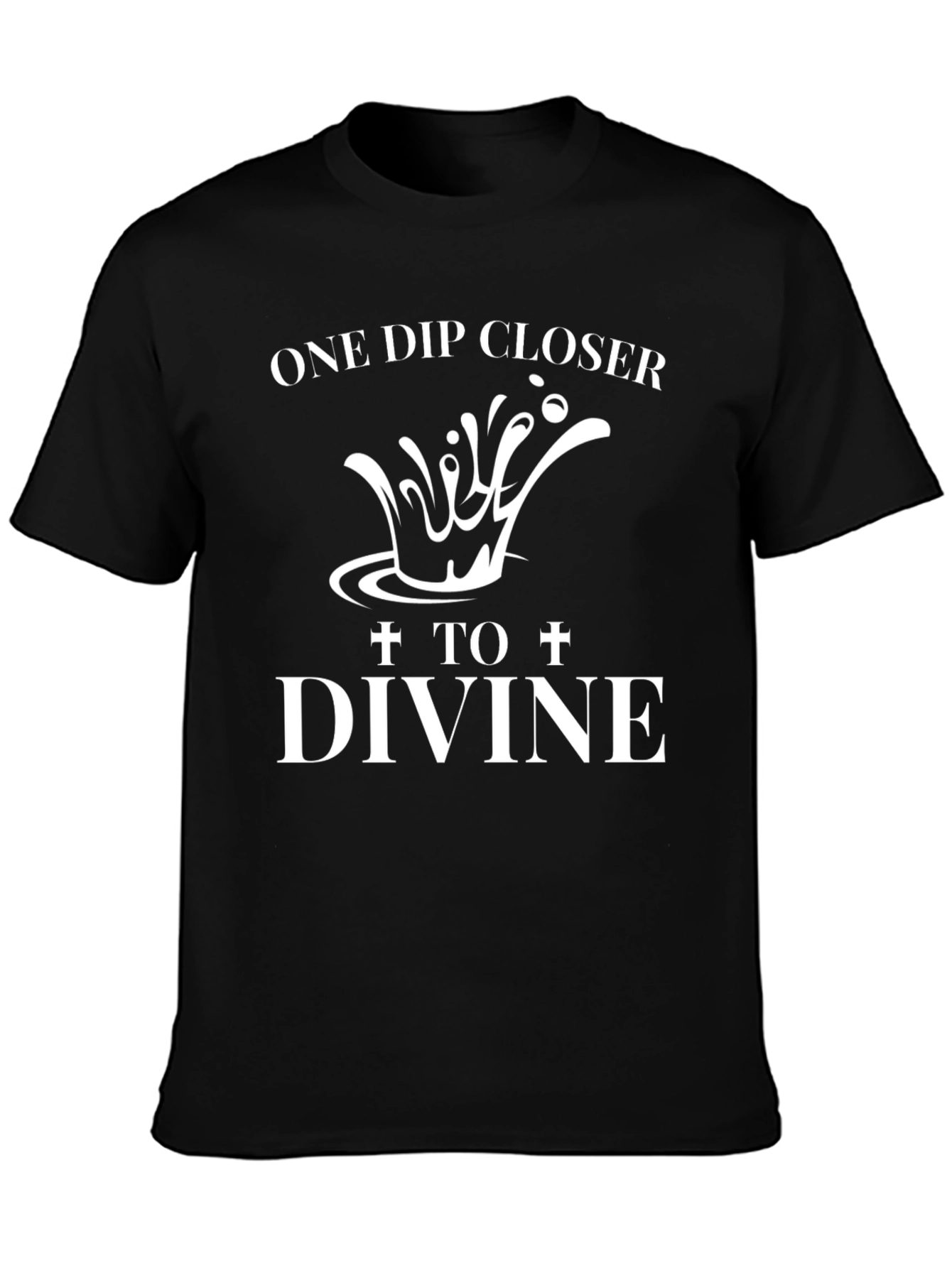 Black One Dip Closer to Divine Graphic Tee view 3