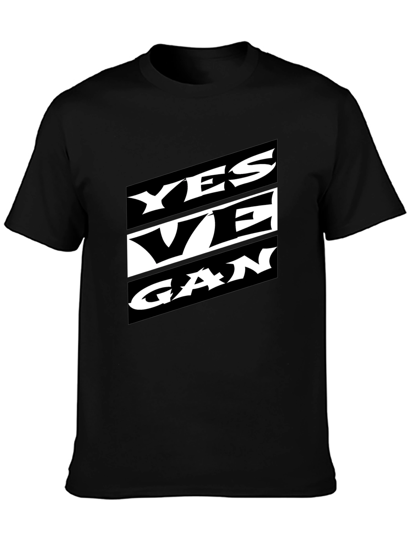 Black Yes We Can Graphic Tee - Black view 3