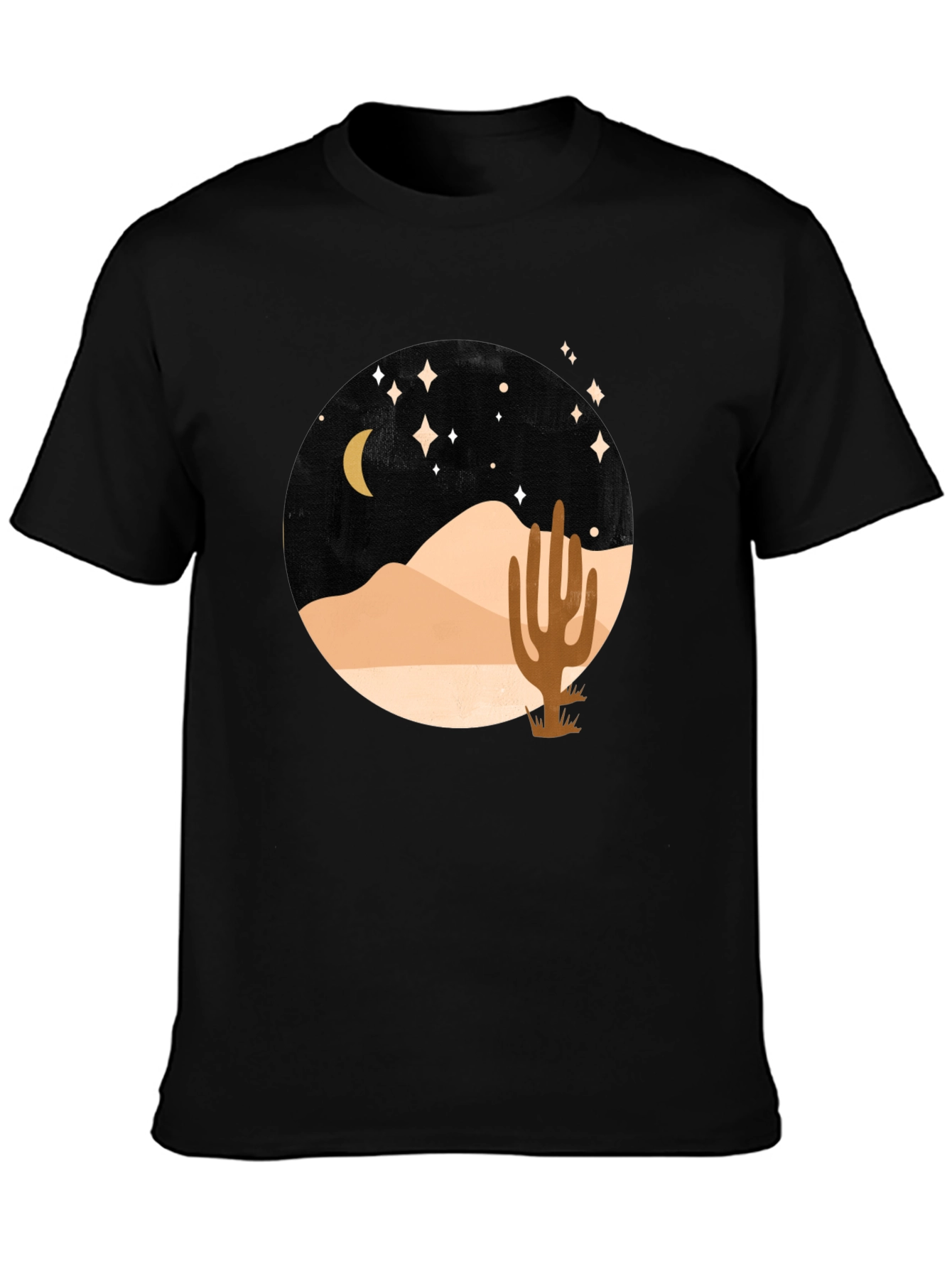 Black Desert Night Graphic Tee view 3