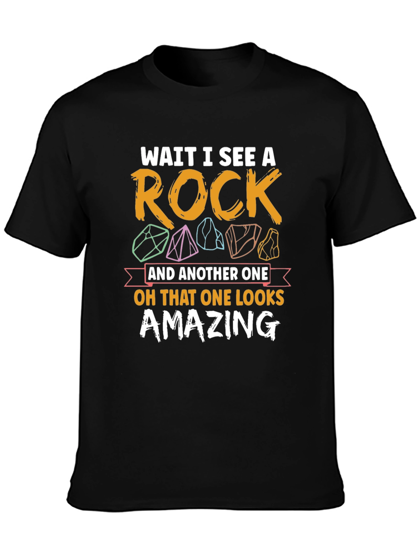 Black Rock Collector T-Shirt - Funny Geology Tee view 3